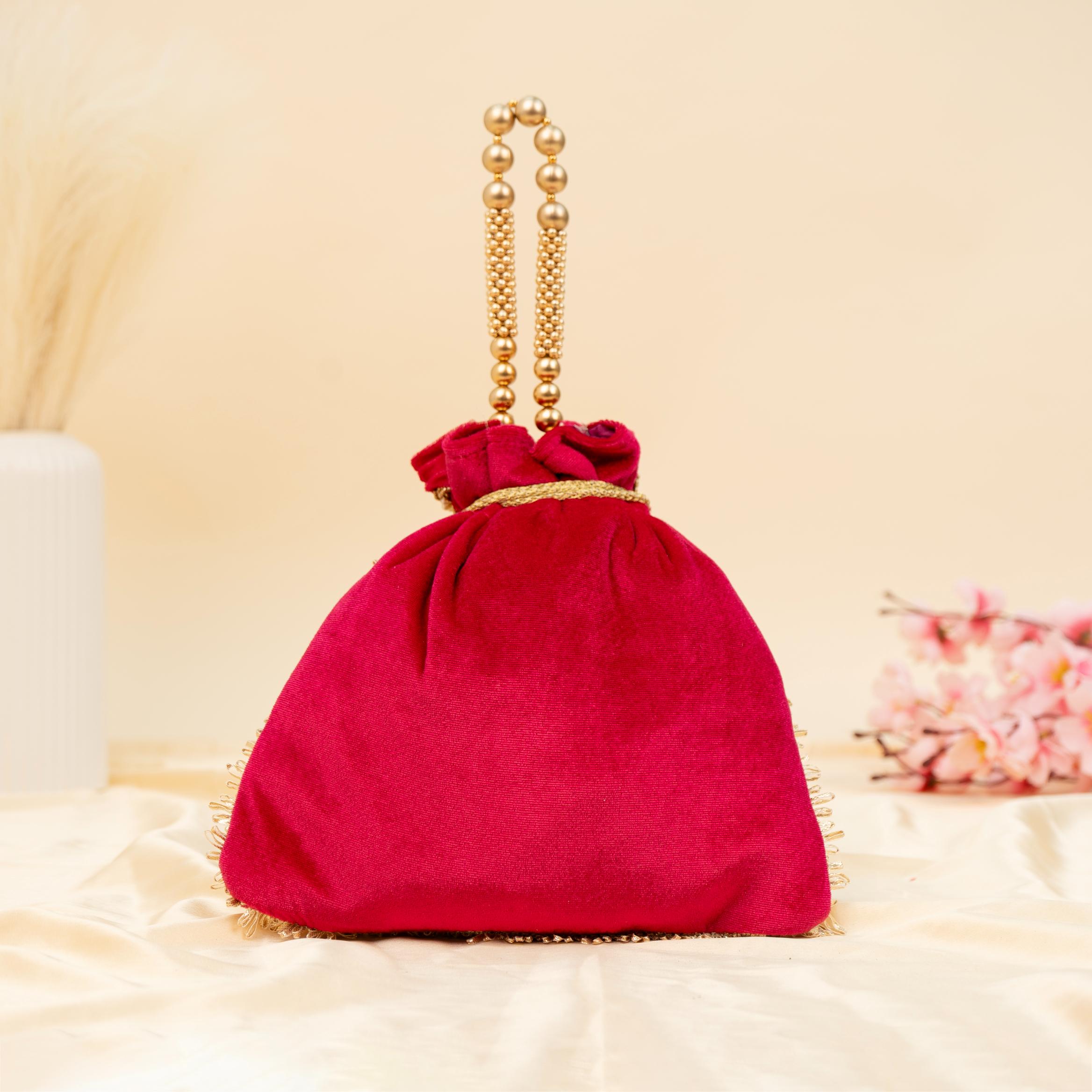 The Velvet Bloom Potli