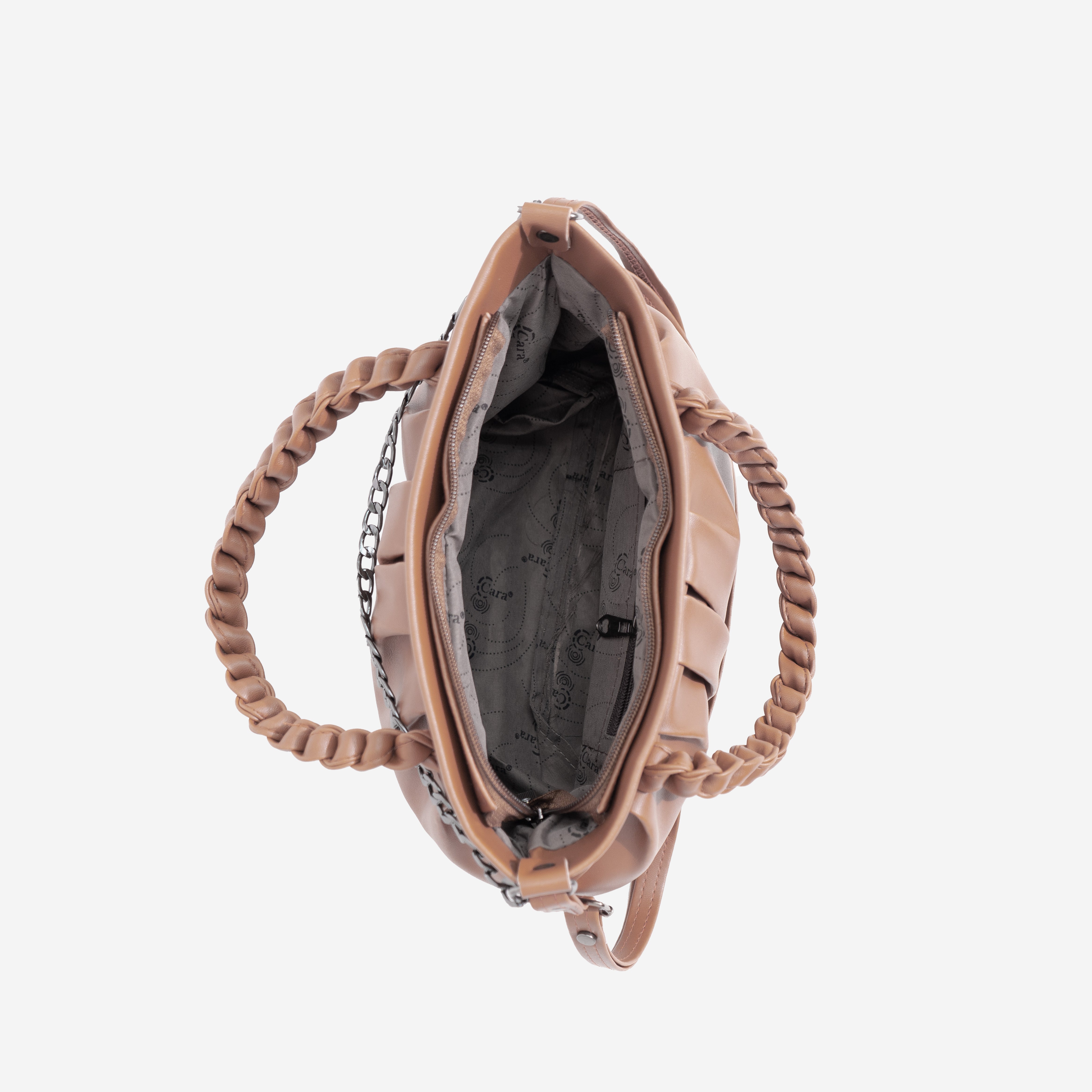 Burning Sand Braided sling bag | CARA