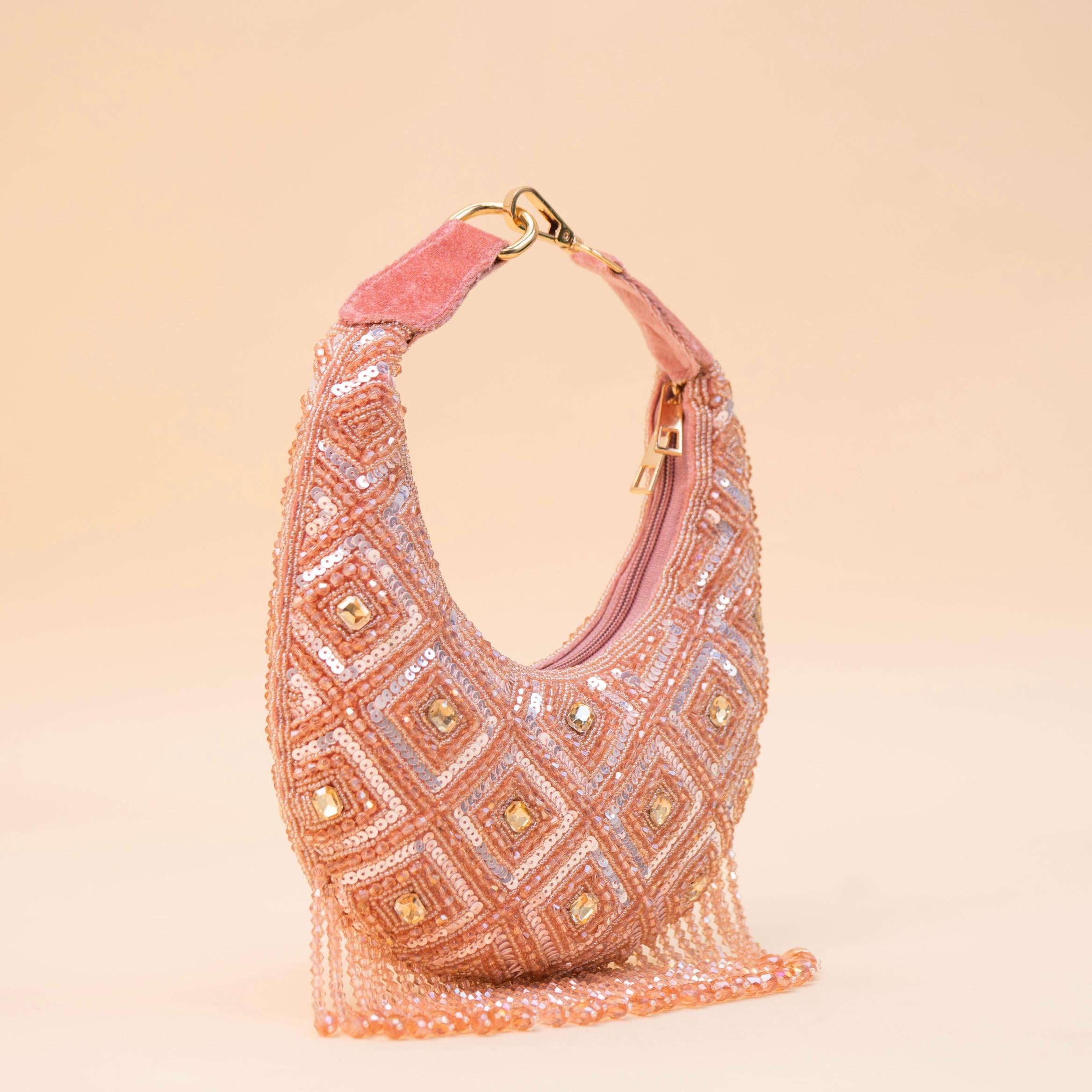 Ivory Pearl Shimmer Clutch