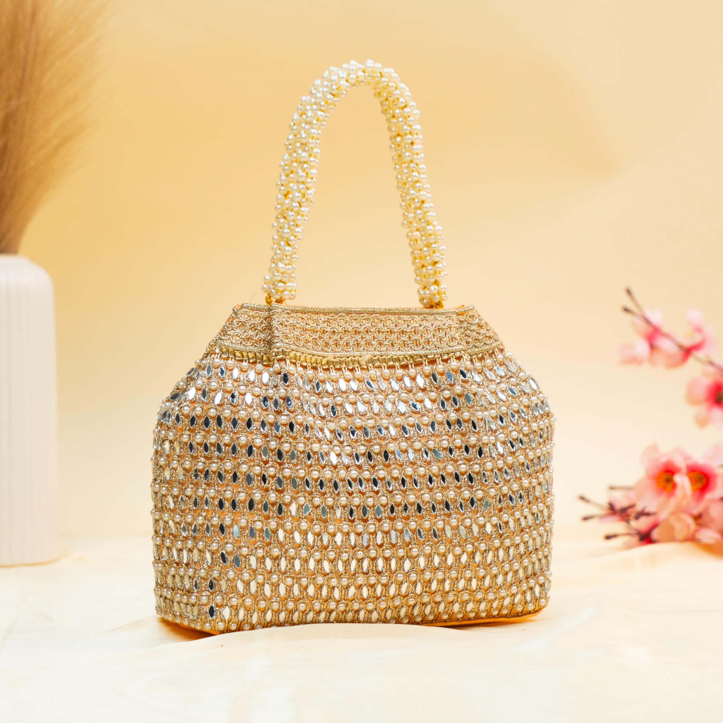 Dazzle Crystal Bead Potli