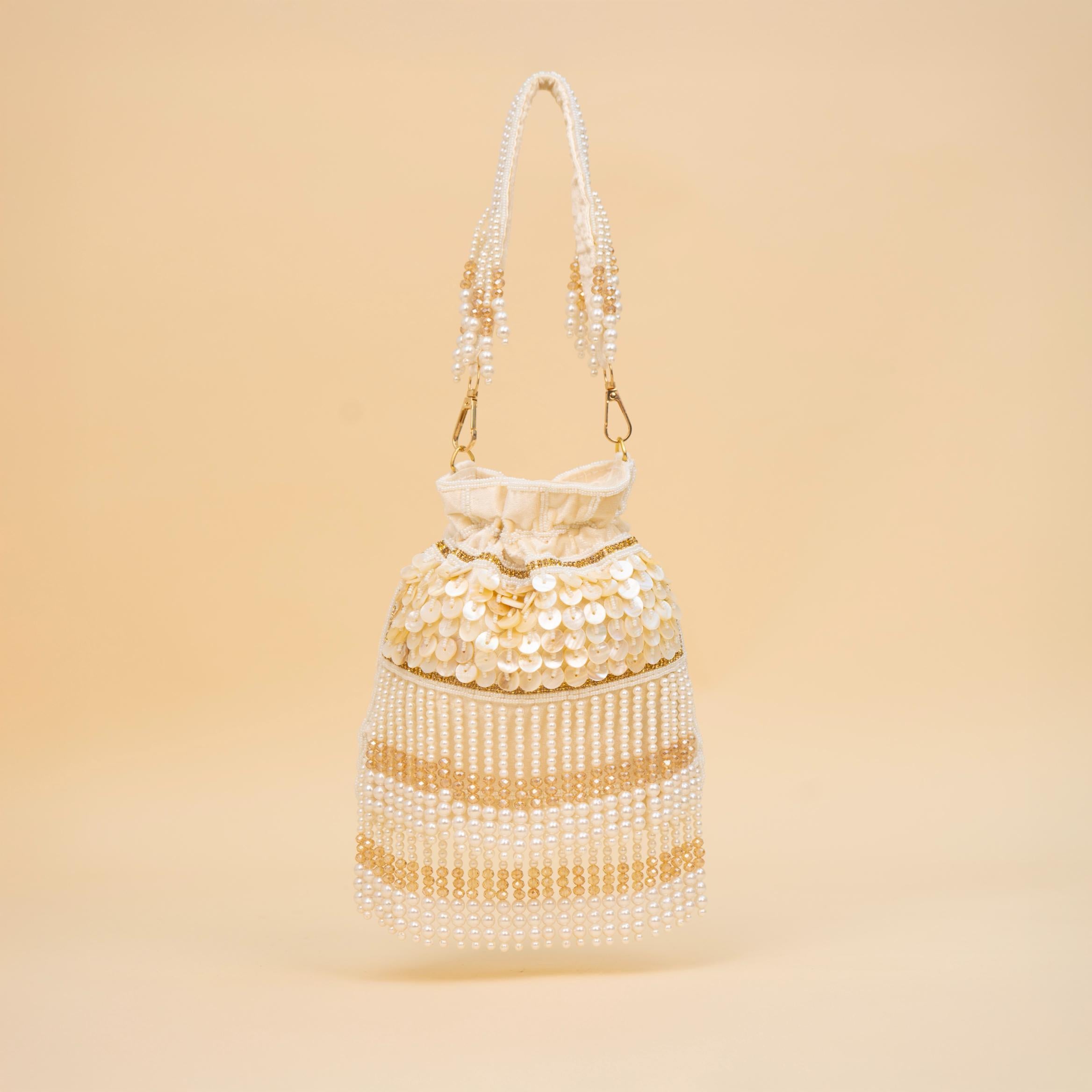 Royal Tassel Sequin Potli