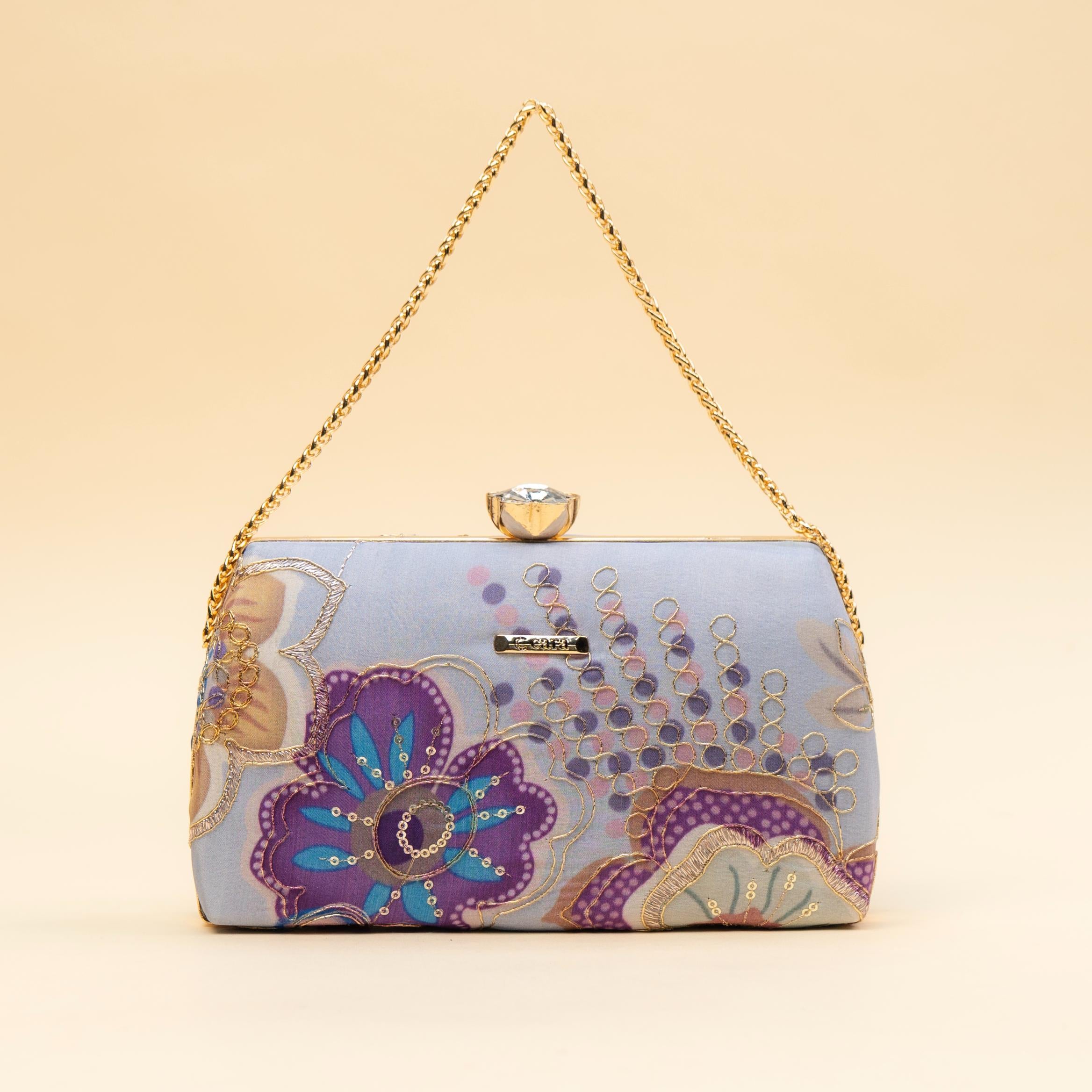 Sequin Thread Clutch