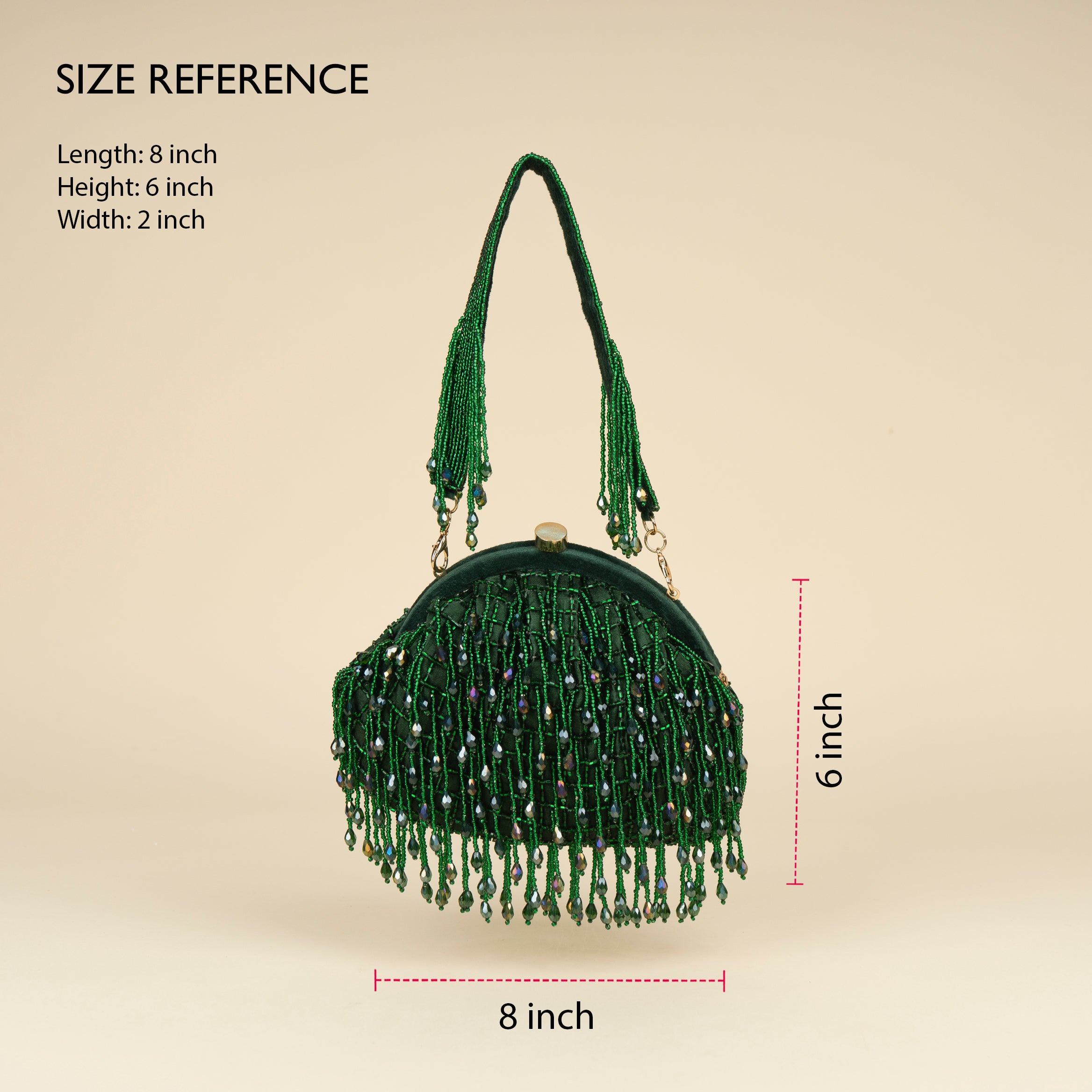 Opulent Pearl Satin Potli