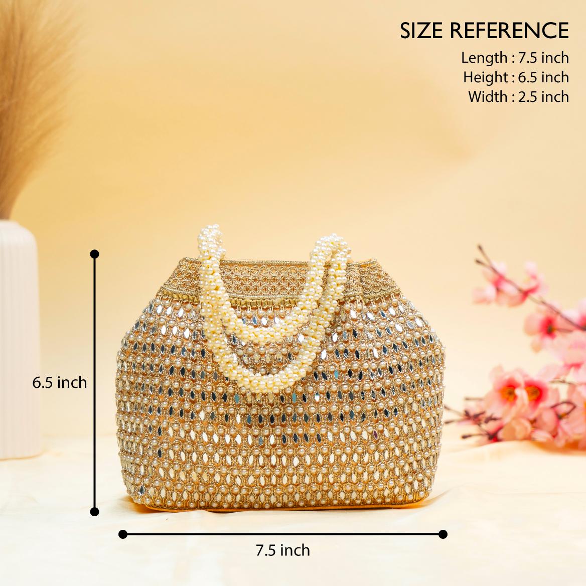 Dazzle Crystal Bead Potli