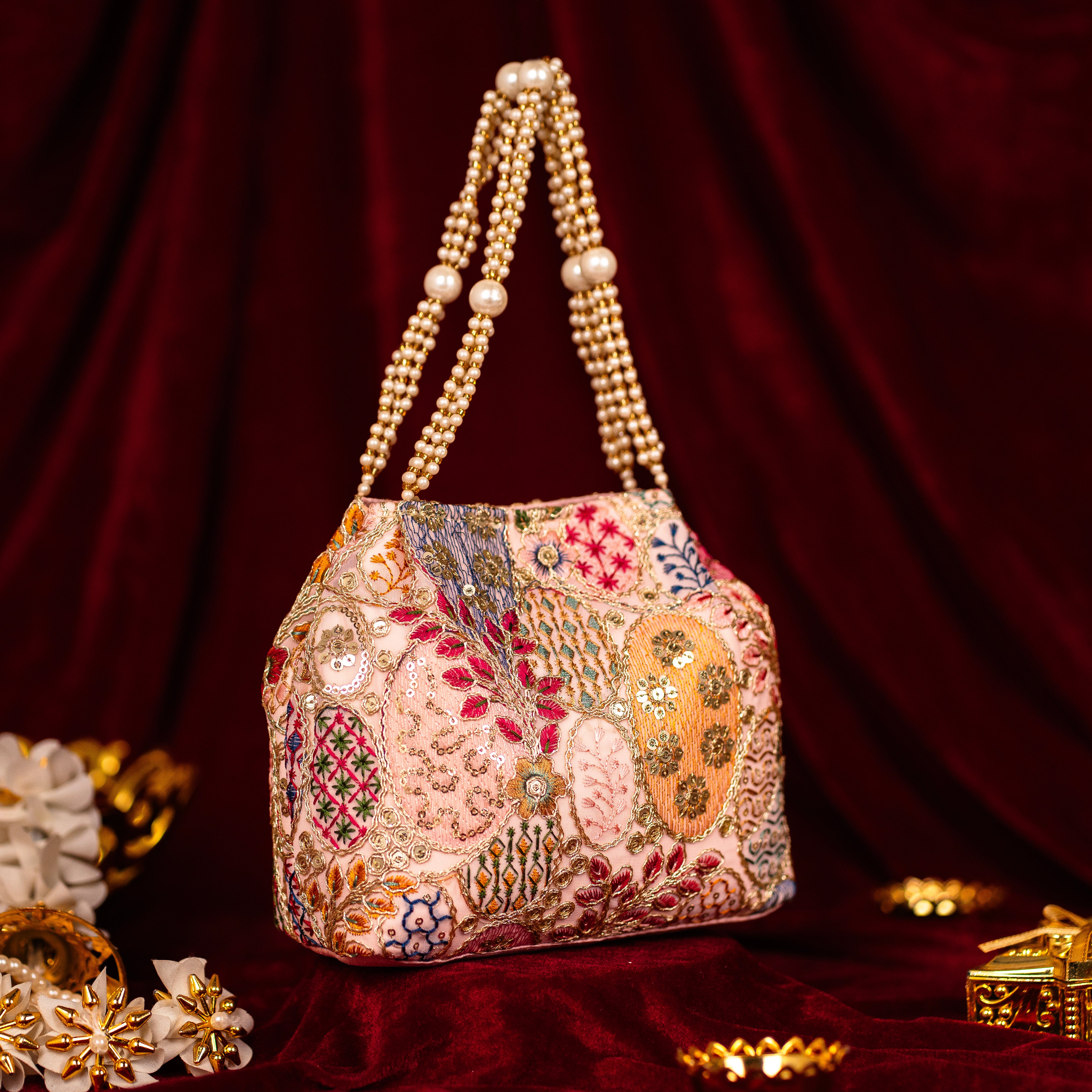 Opulent Pearl Potli