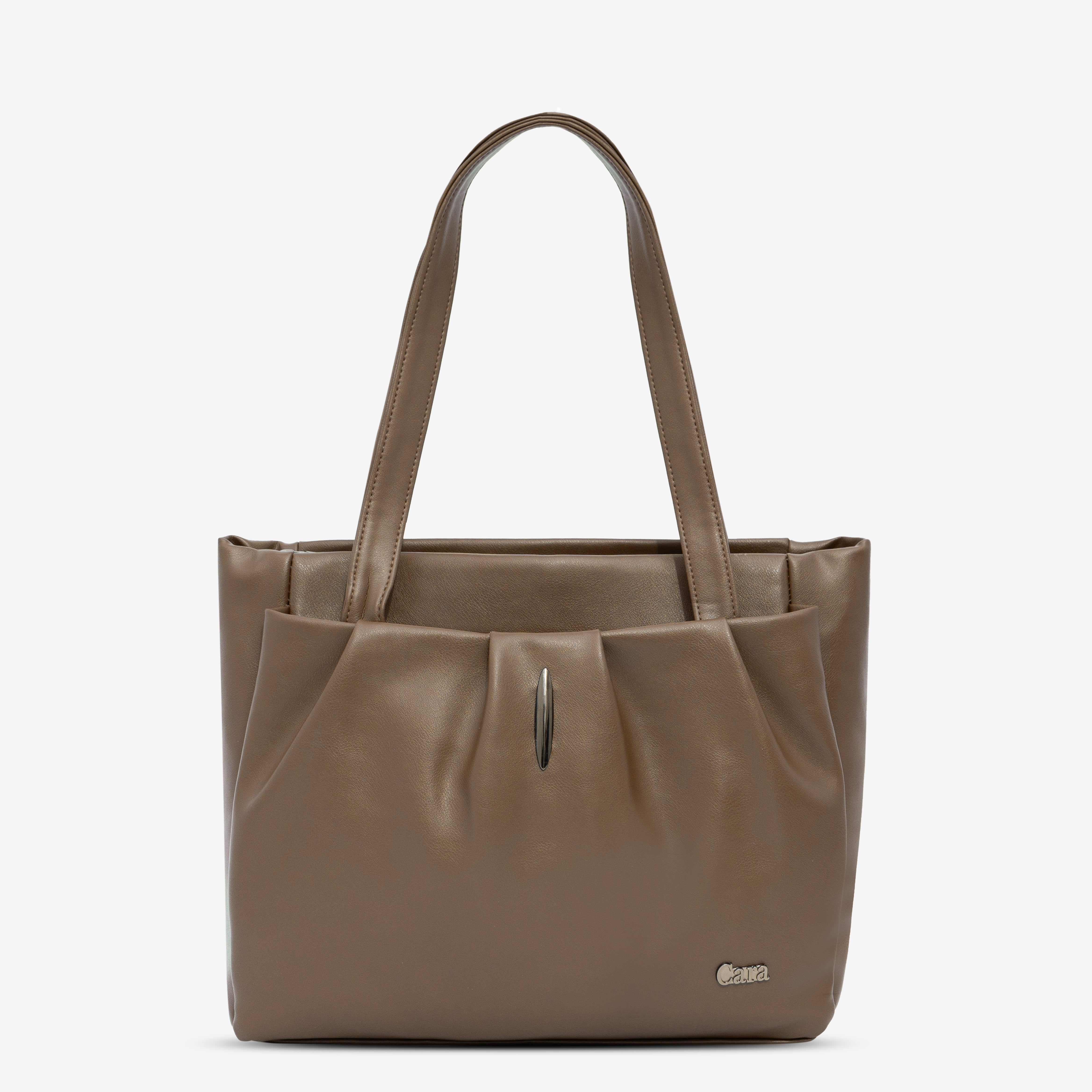 Walnut Glow Charm Handbag