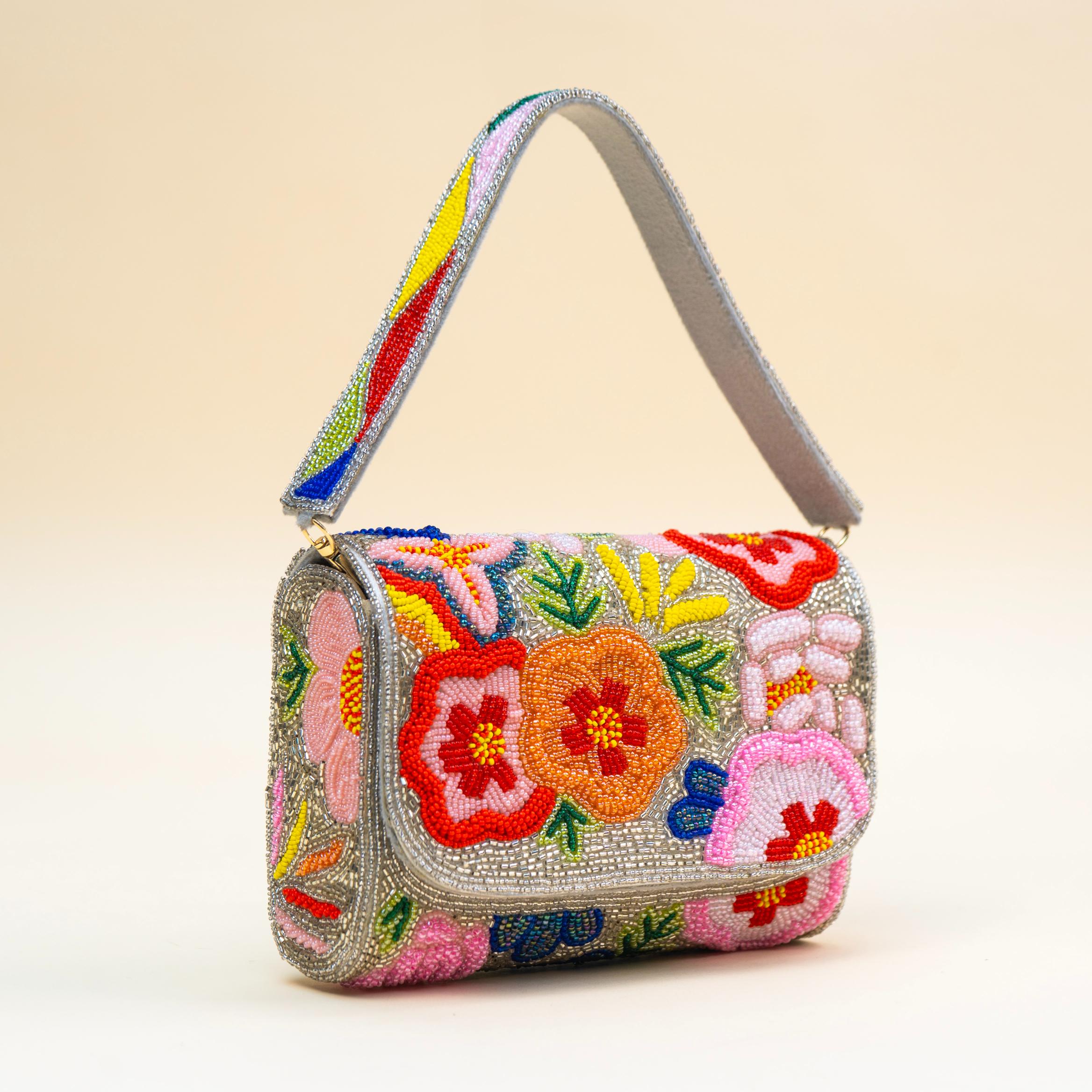 Black Blossom Mini Bag