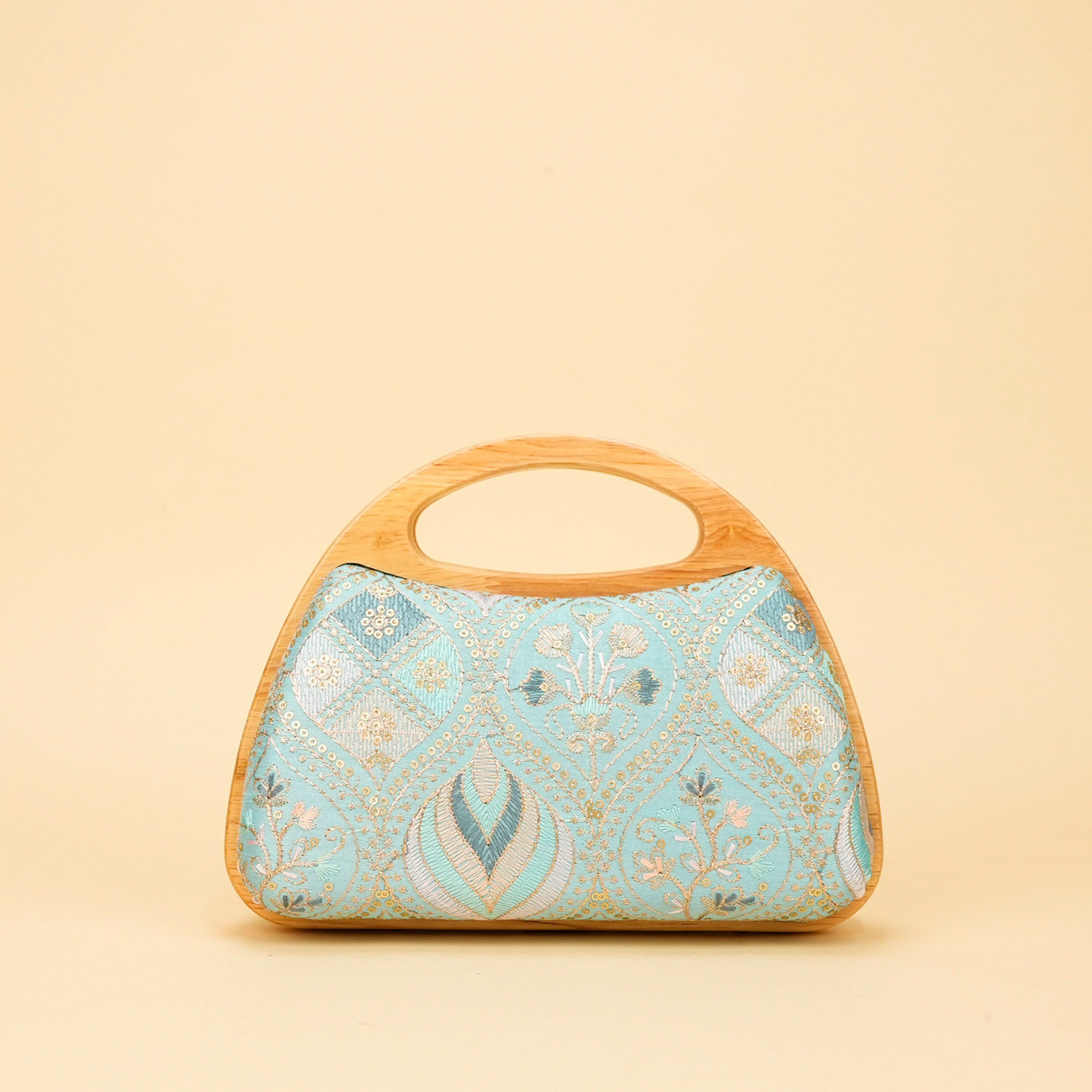 Aurelia Wood-Frame Clutch