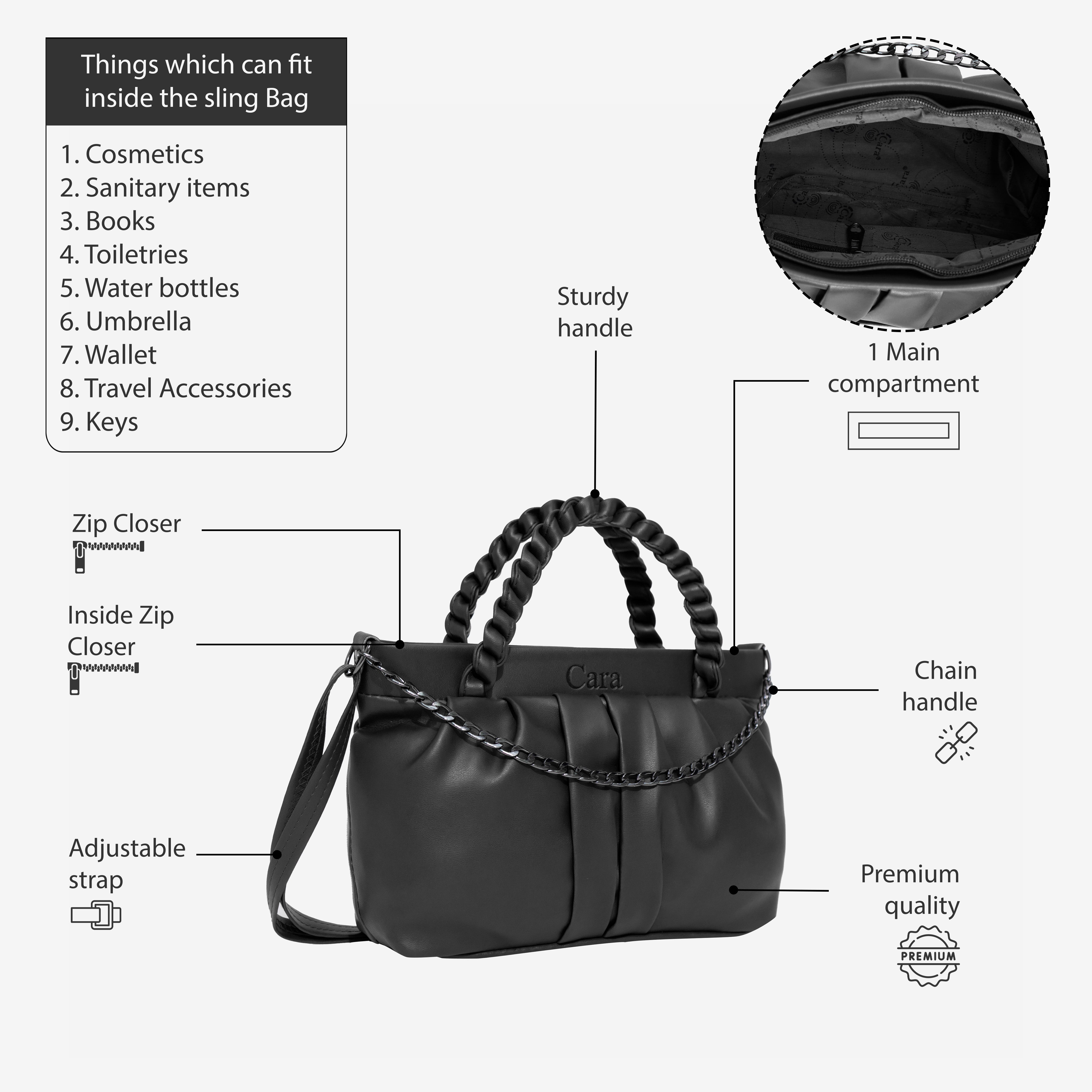 Burning Sand Braided sling bag | Cara