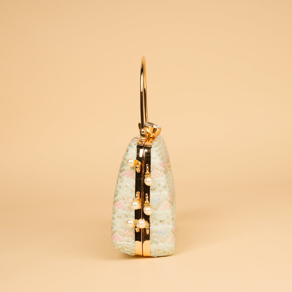 Scarlet Crown Clutch