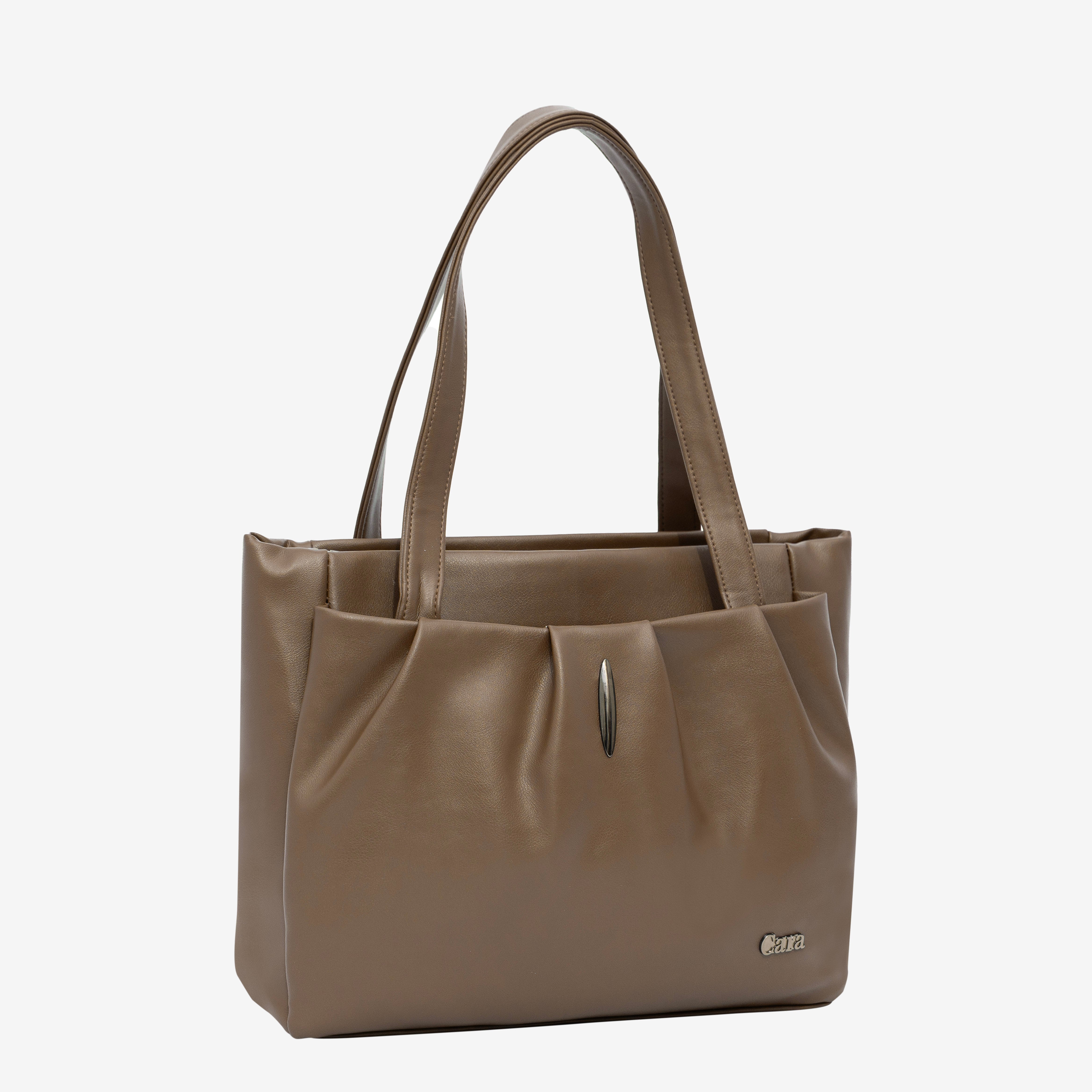 Walnut Glow Charm Handbag