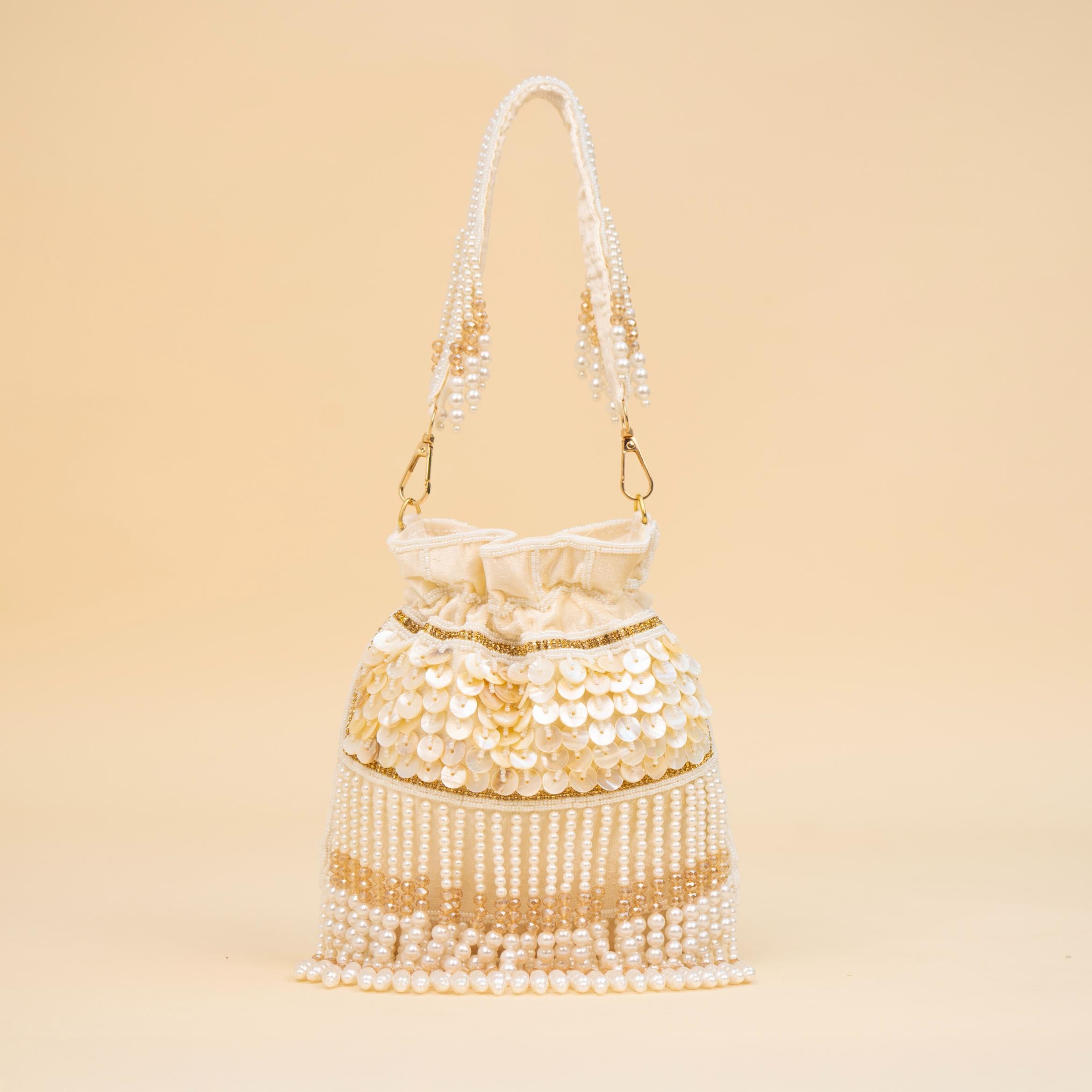 Royal Tassel Sequin Potli
