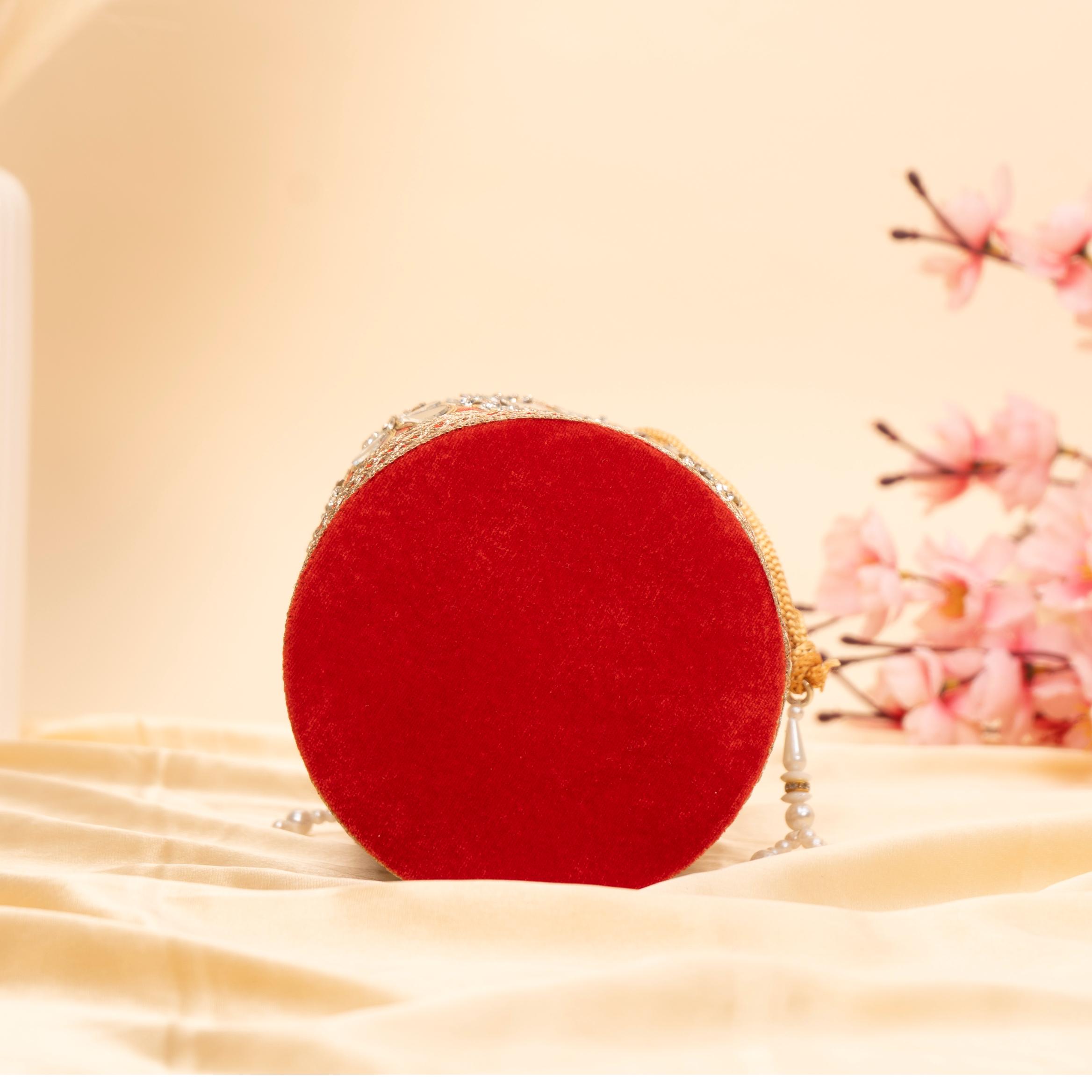 Royal Velvet Shimmer Potli