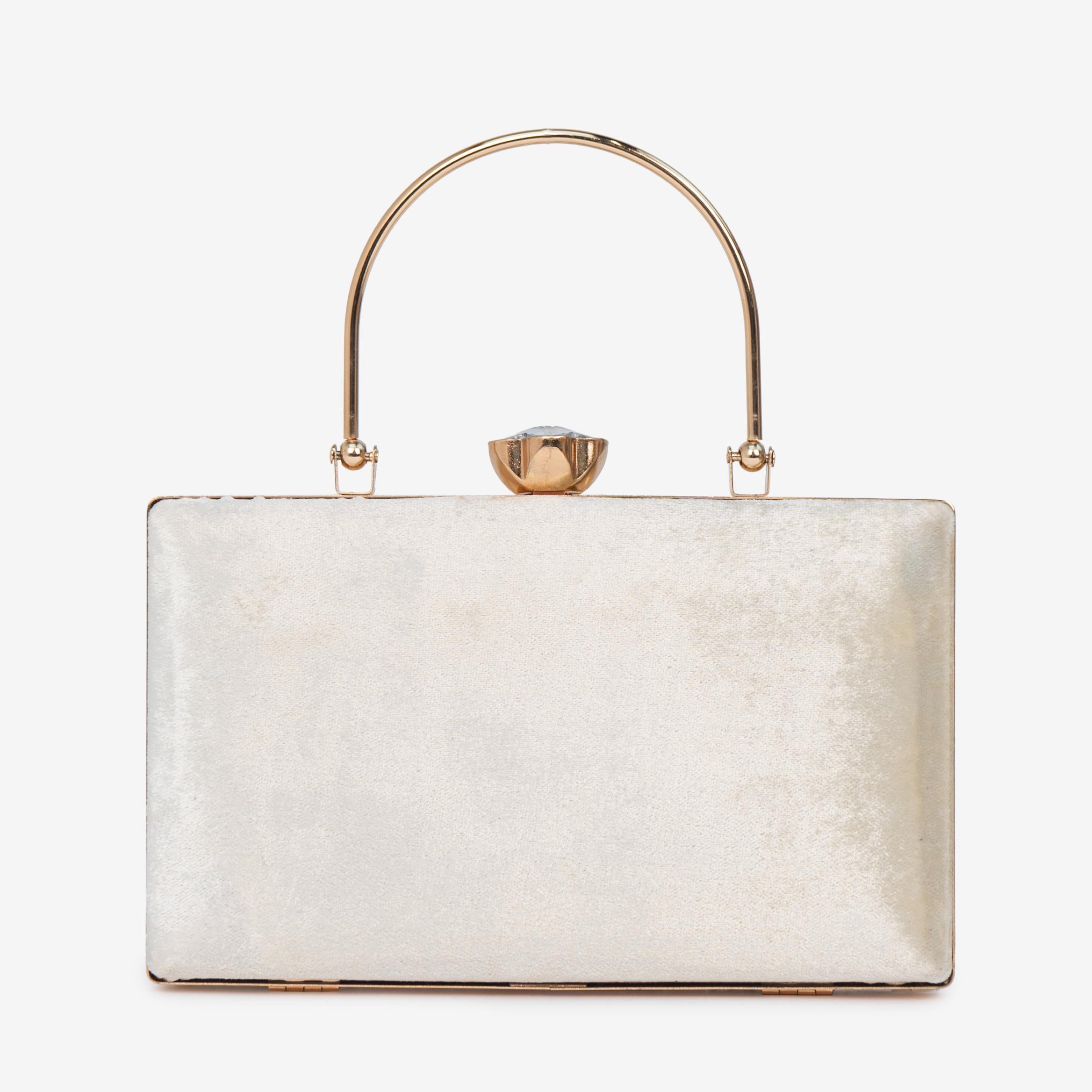 Ivory Palm Clutch