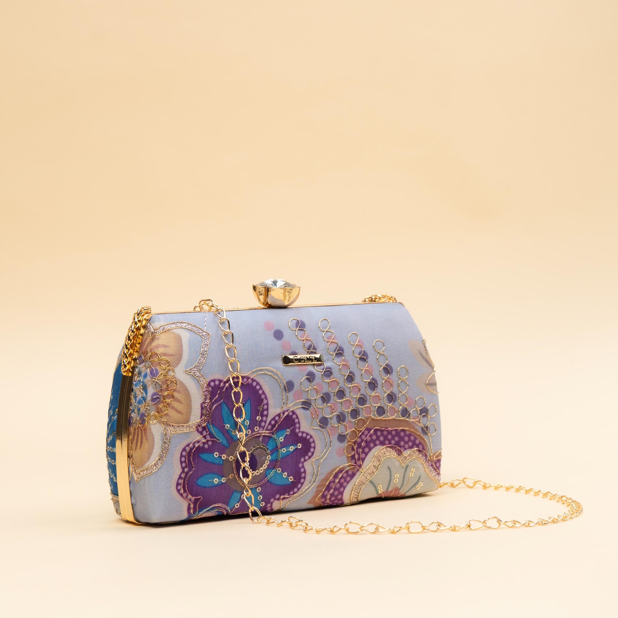 Sequin Thread Clutch