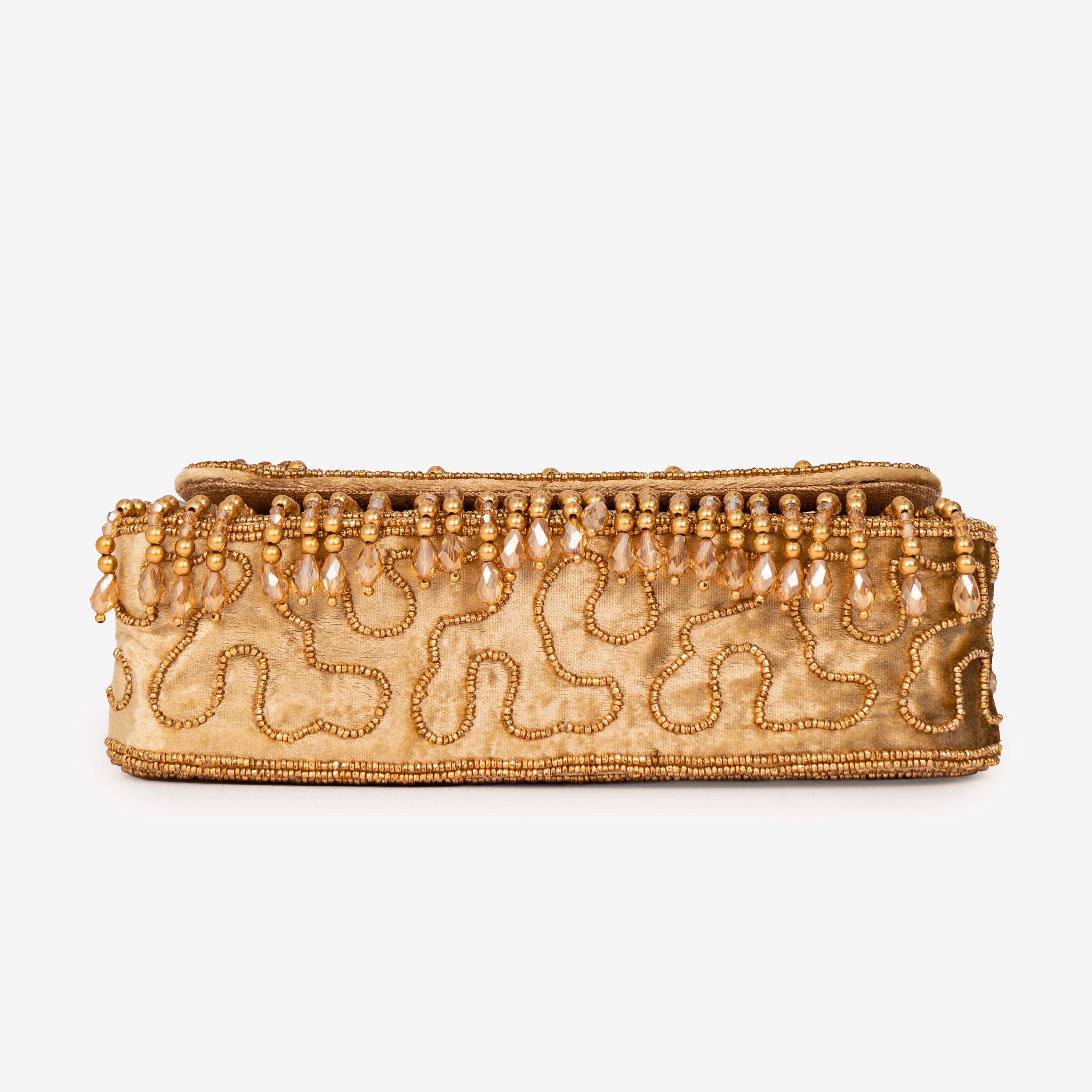Intricate Beaded Party Shoulder Bag