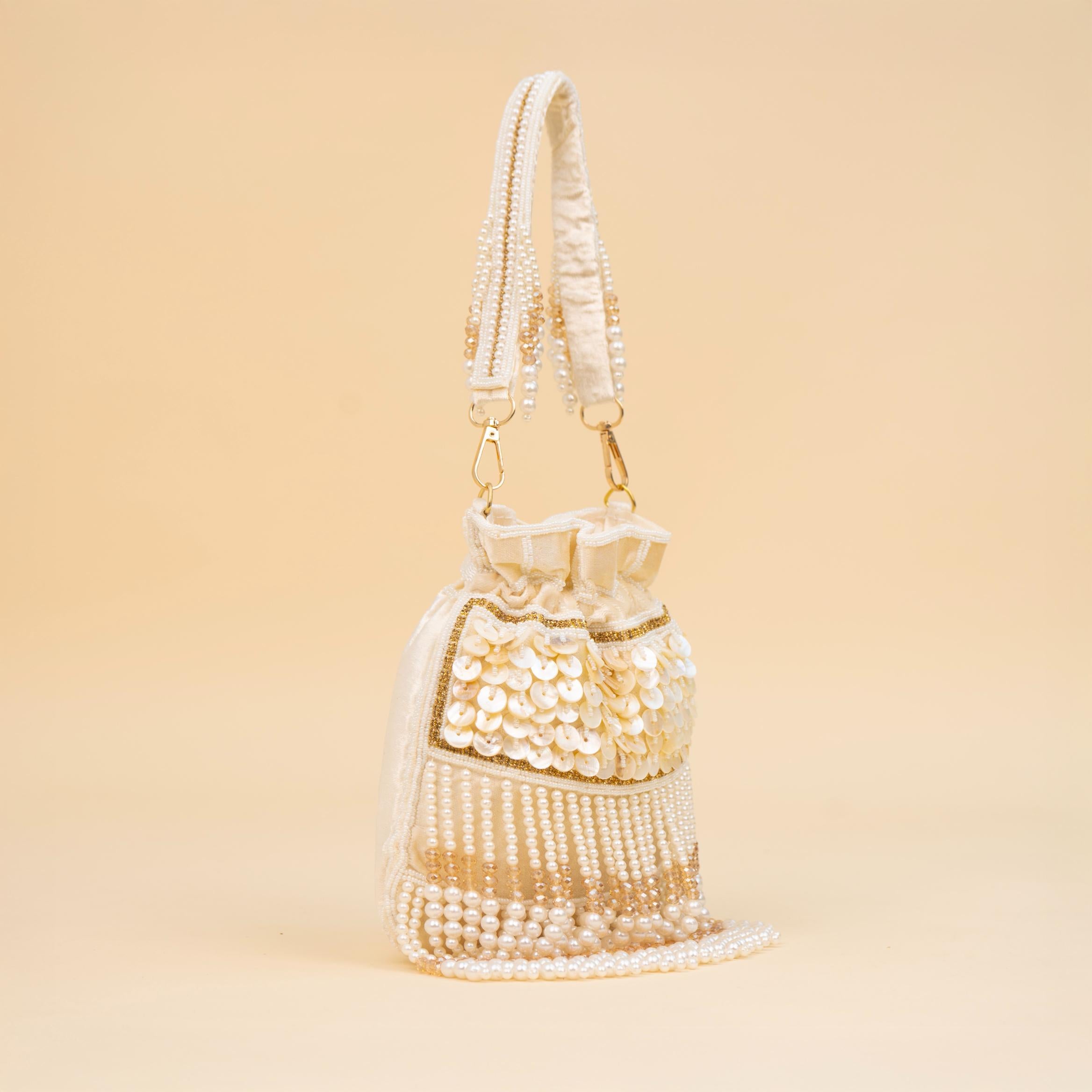 Royal Tassel Sequin Potli