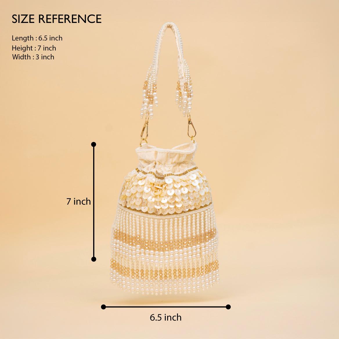 Royal Tassel Sequin Potli