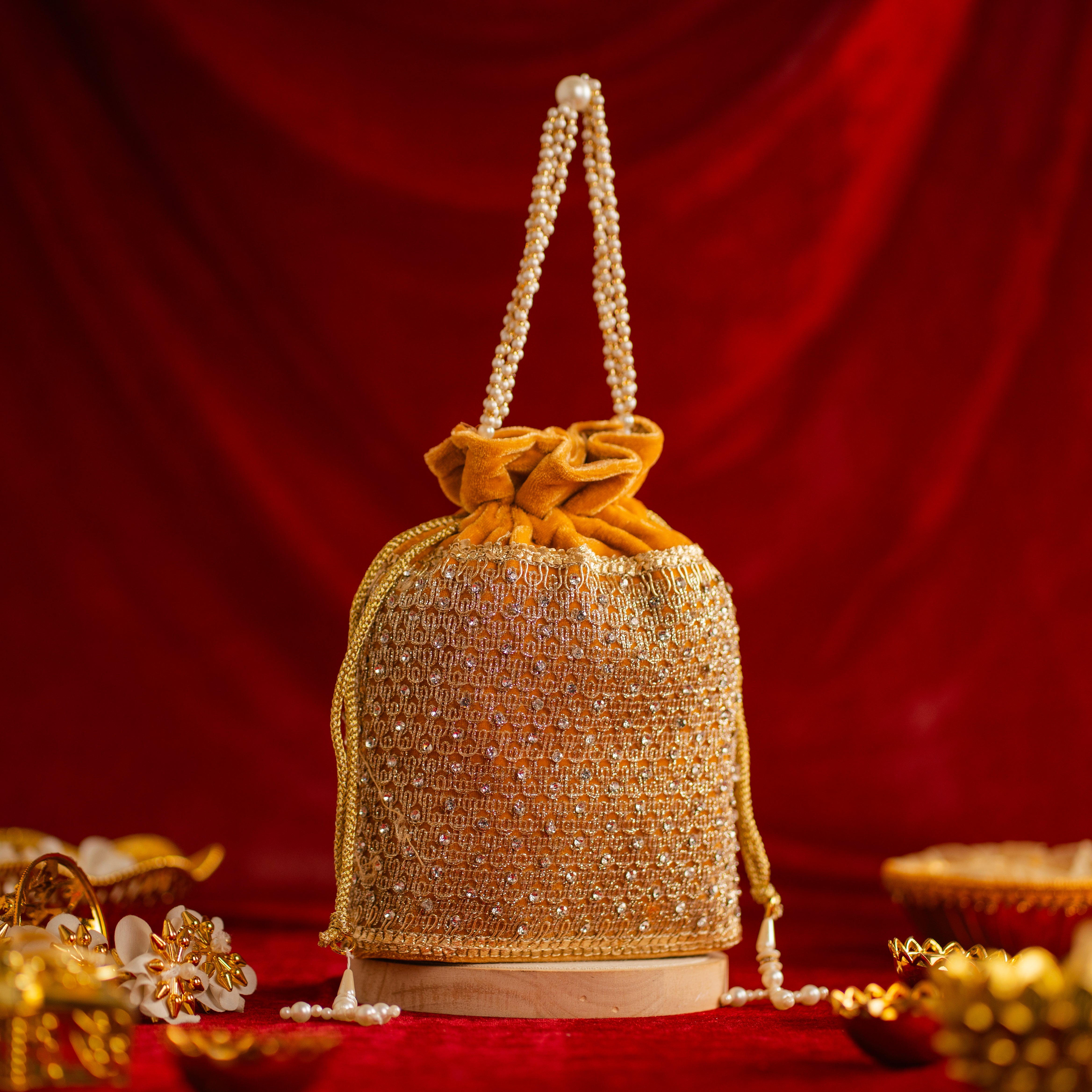 Golden Heirloom Potli