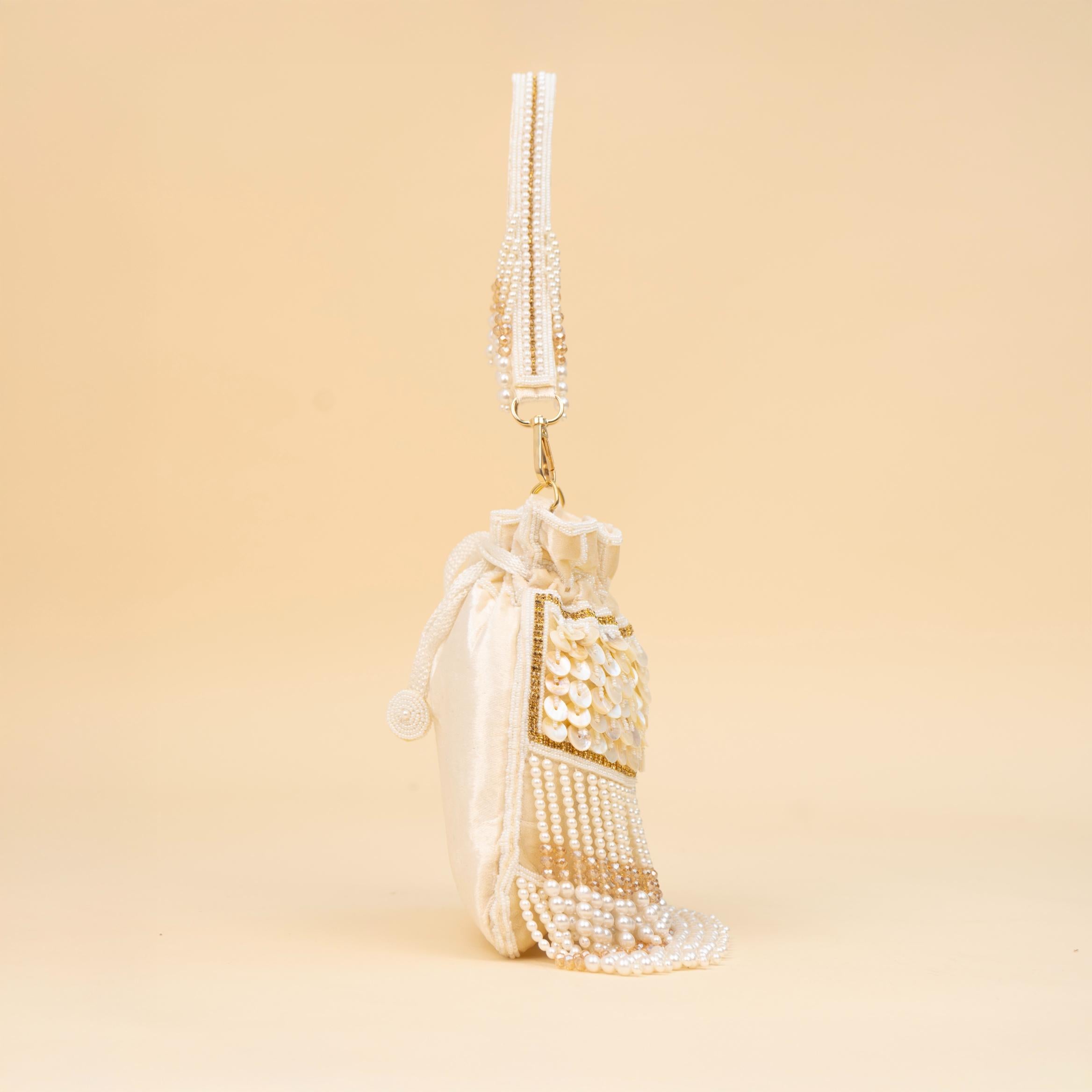 Royal Tassel Sequin Potli