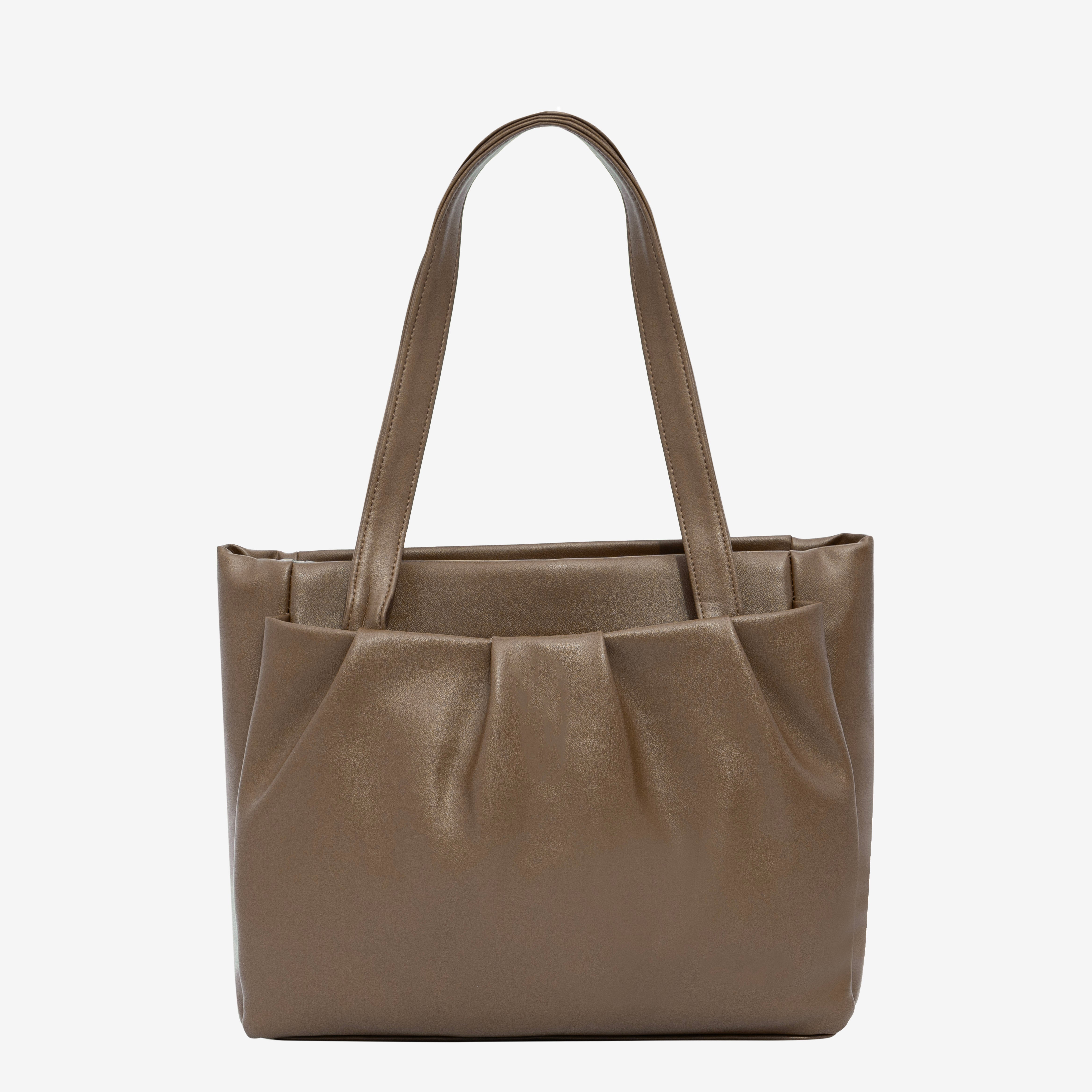 Walnut Glow Charm Handbag