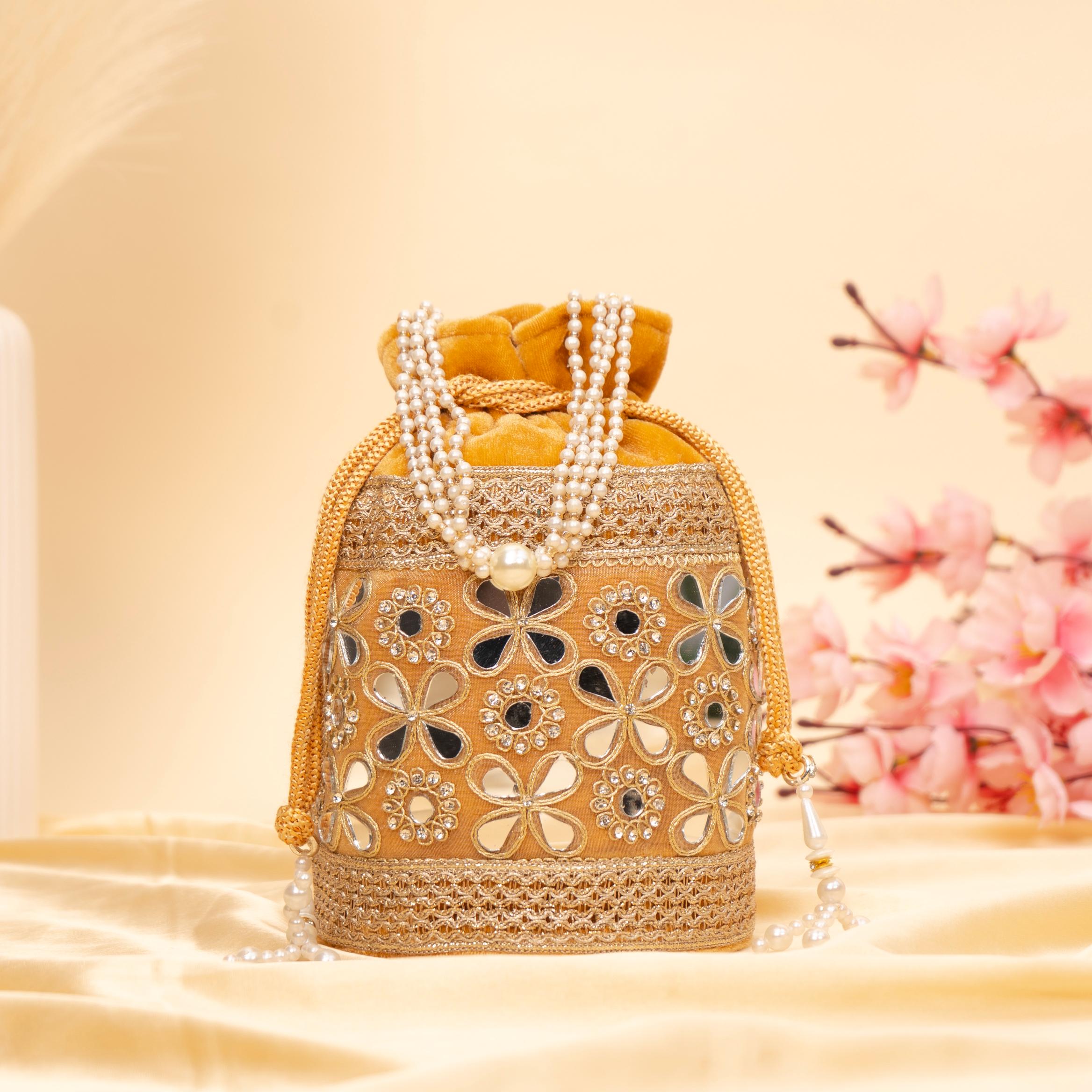 Royal Velvet Shimmer Potli