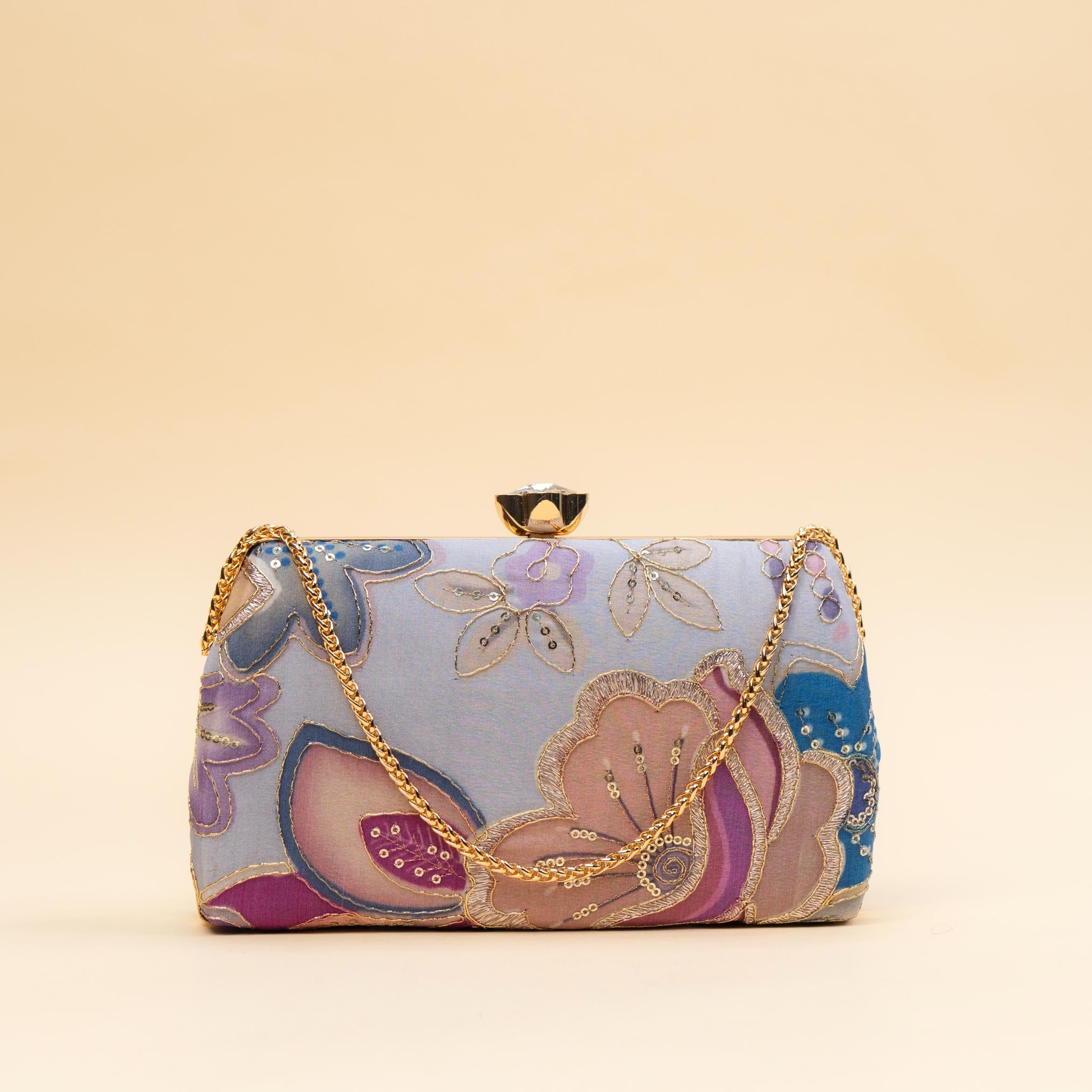 Sequin Thread Clutch