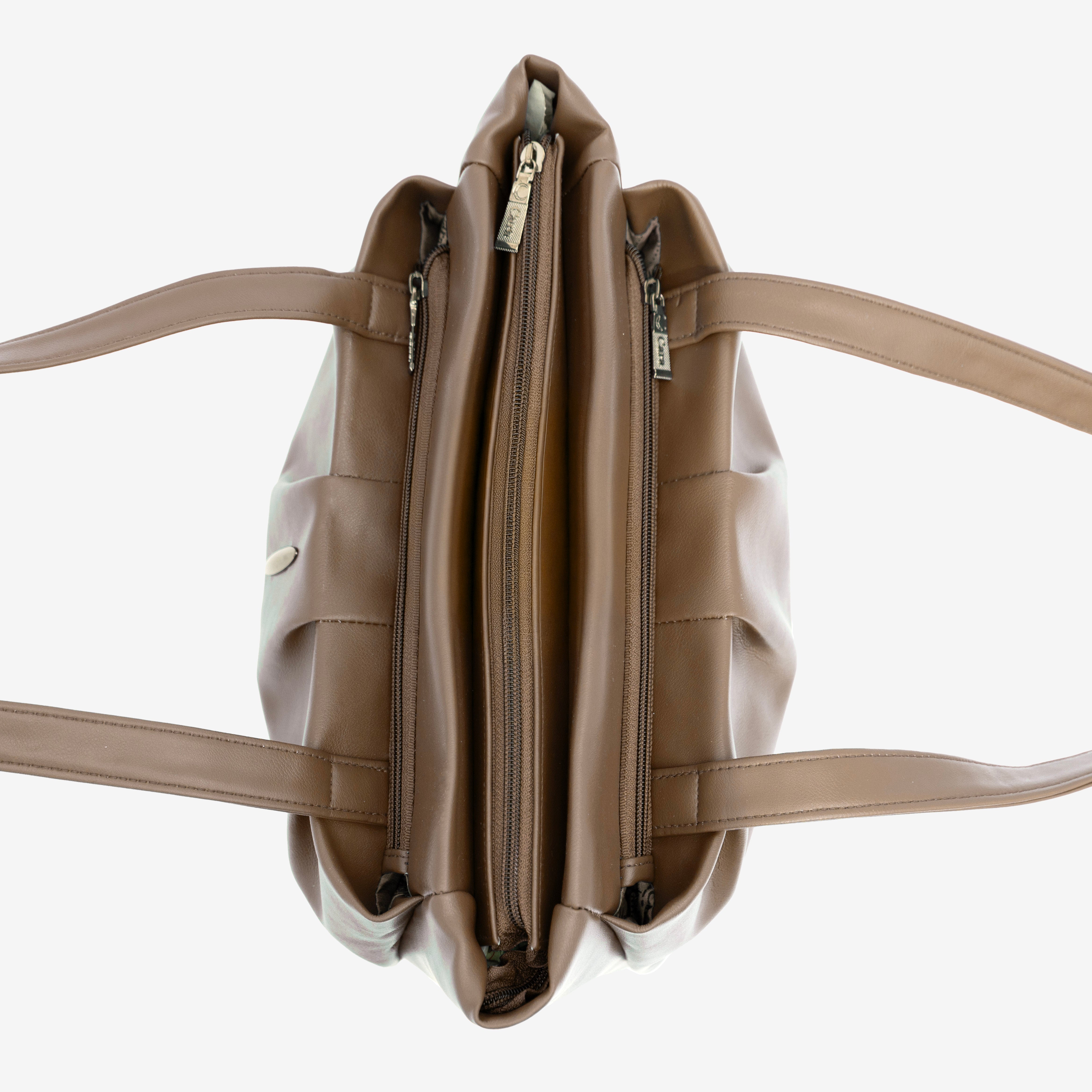 Walnut Glow Charm Handbag