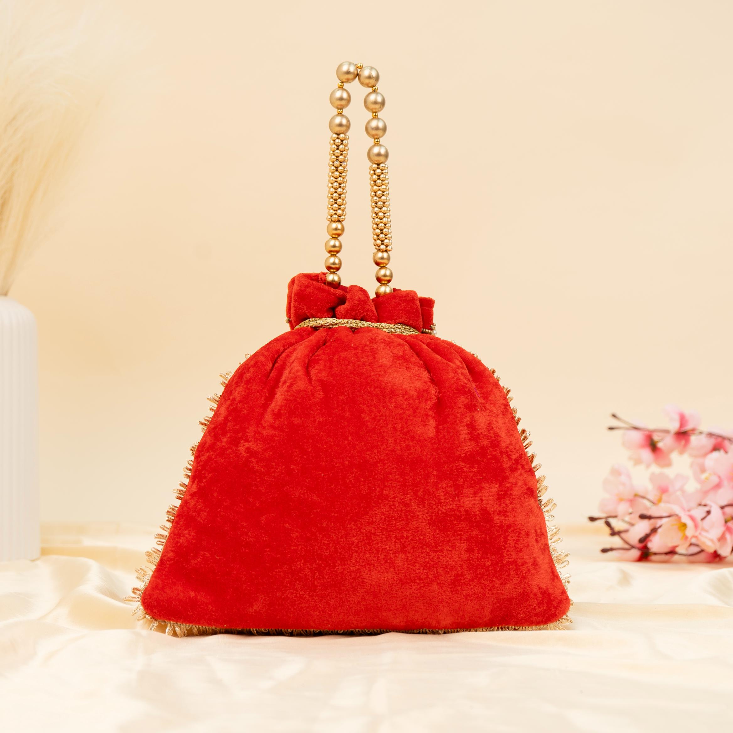 The Velvet Bloom Potli