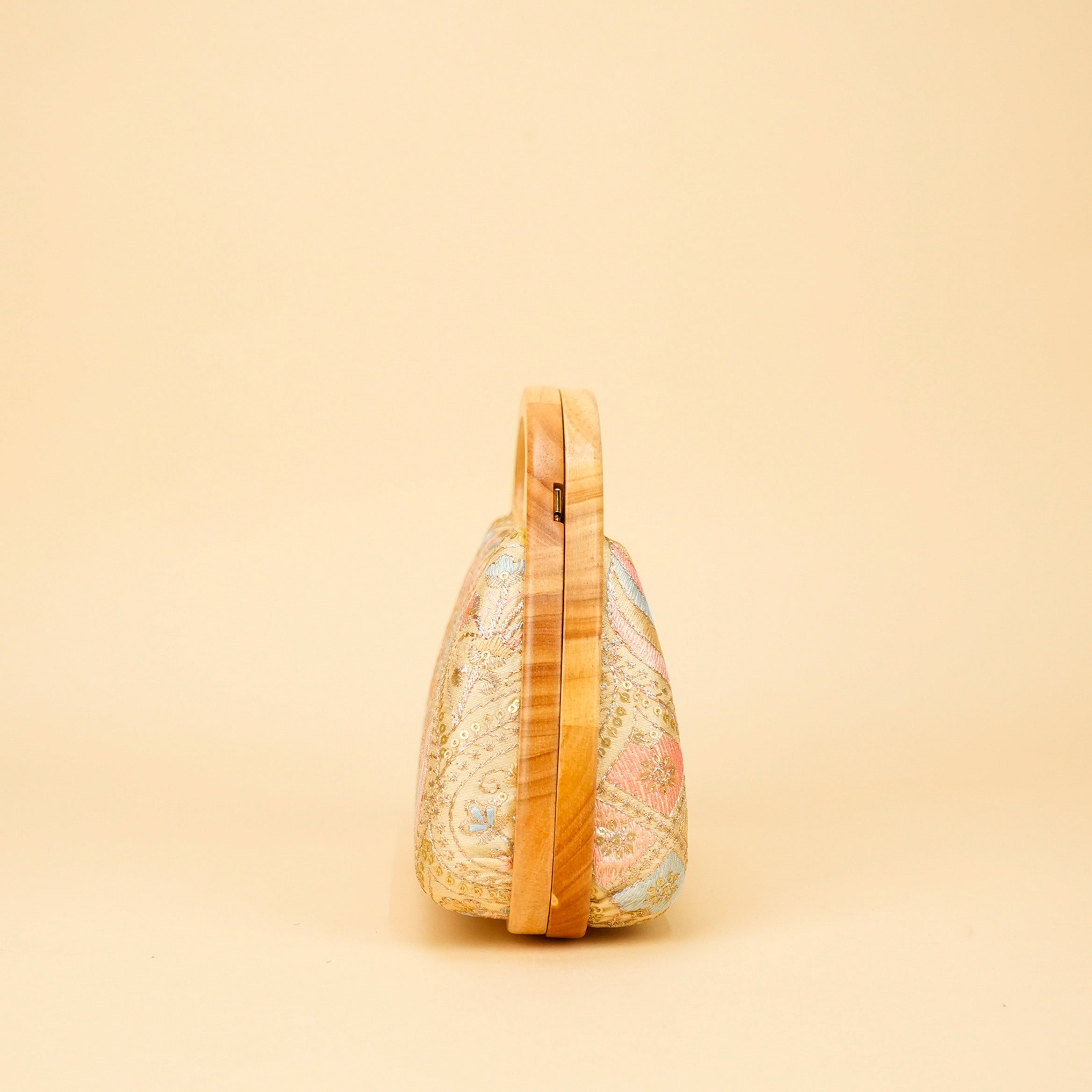 Aurelia Wood-Frame Clutch