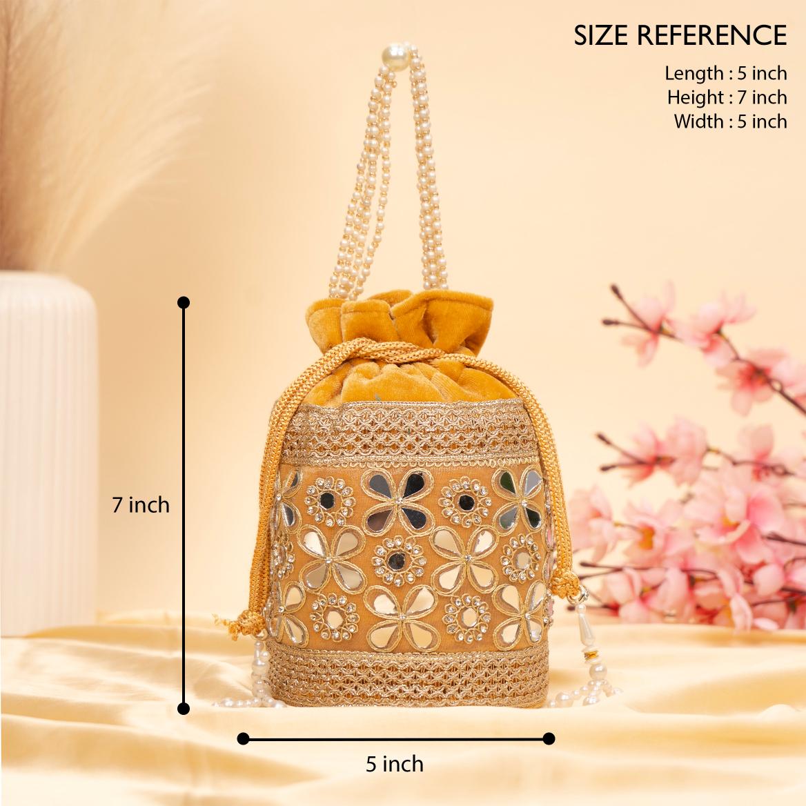 Royal Velvet Shimmer Potli