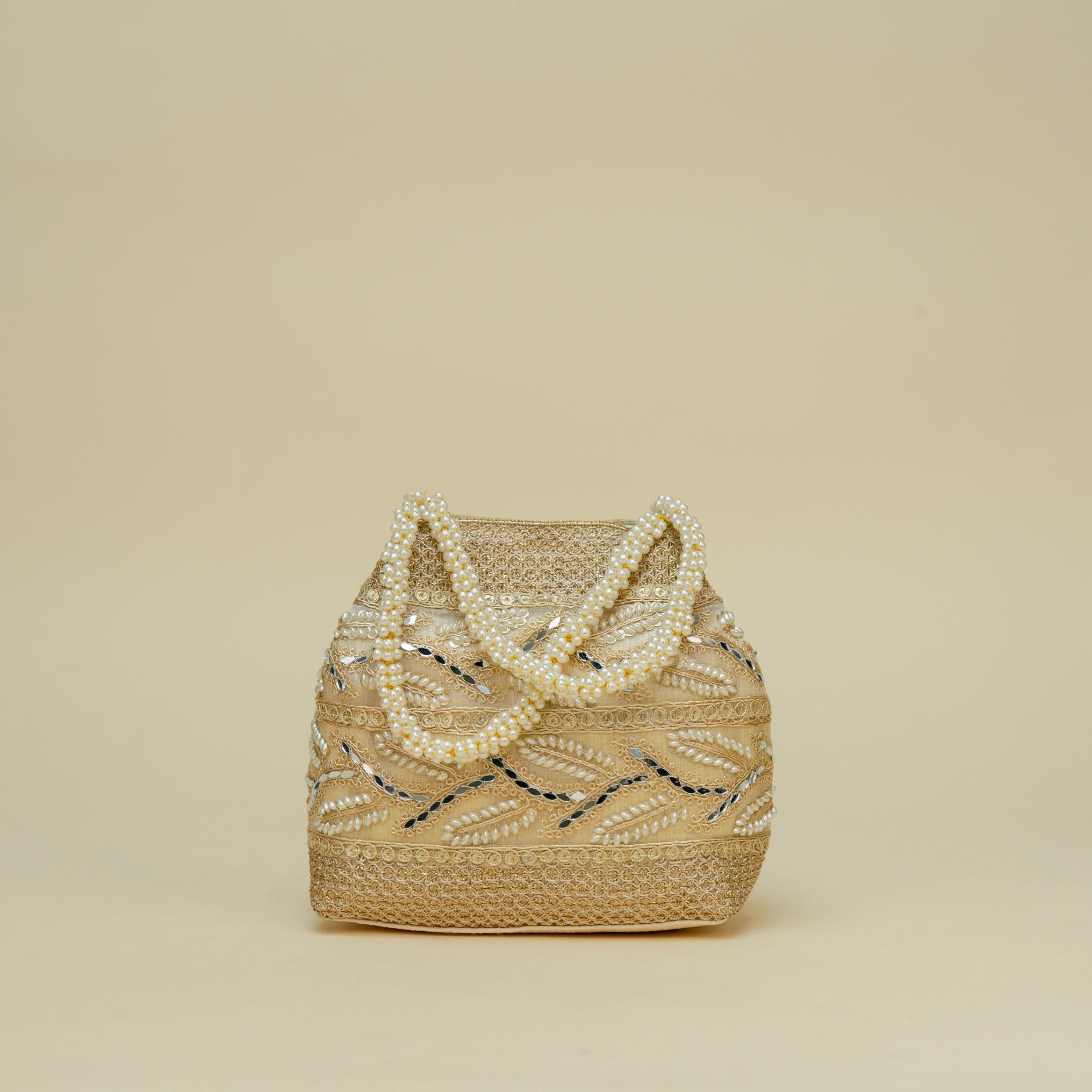 Ornate Handle Potli