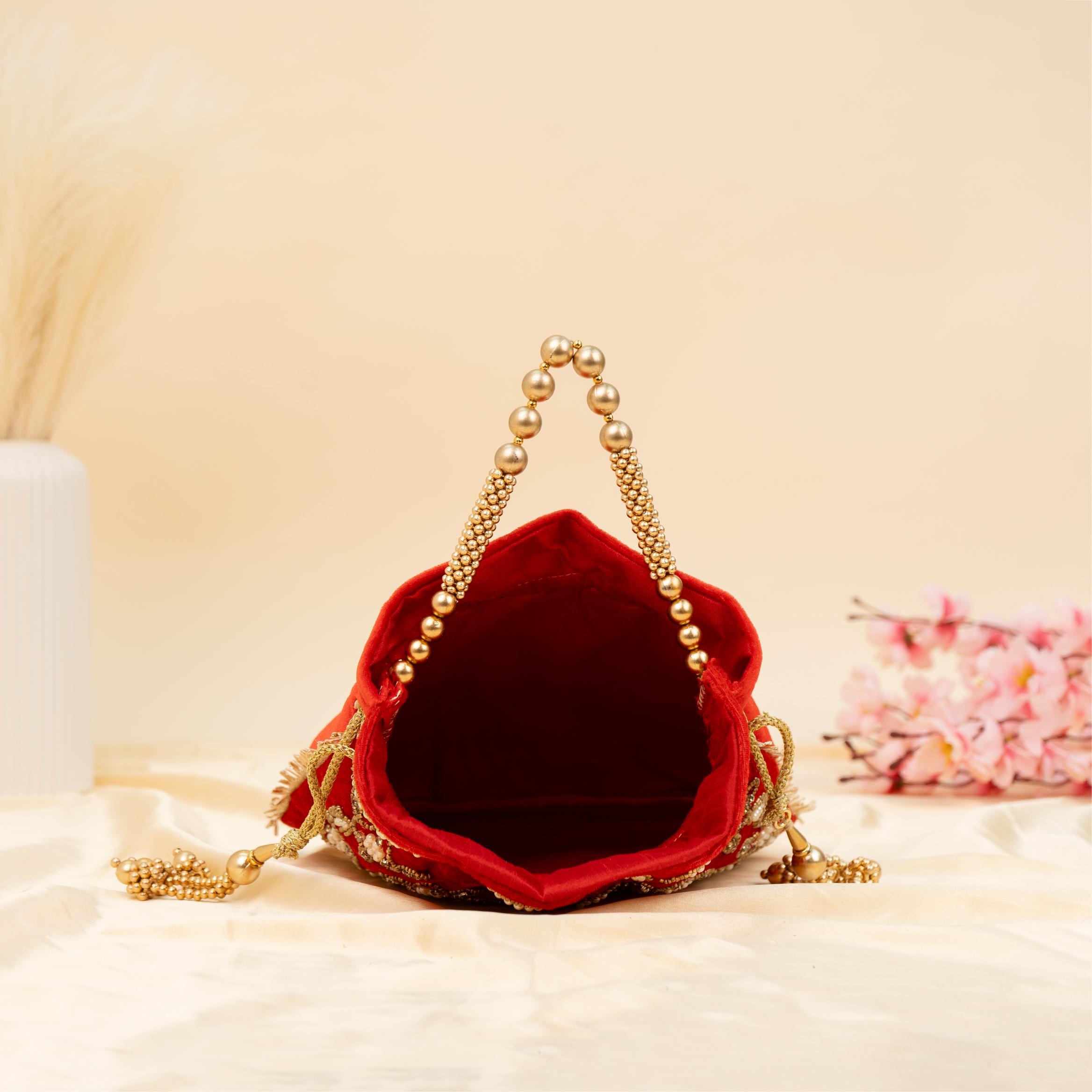 The Velvet Bloom Potli