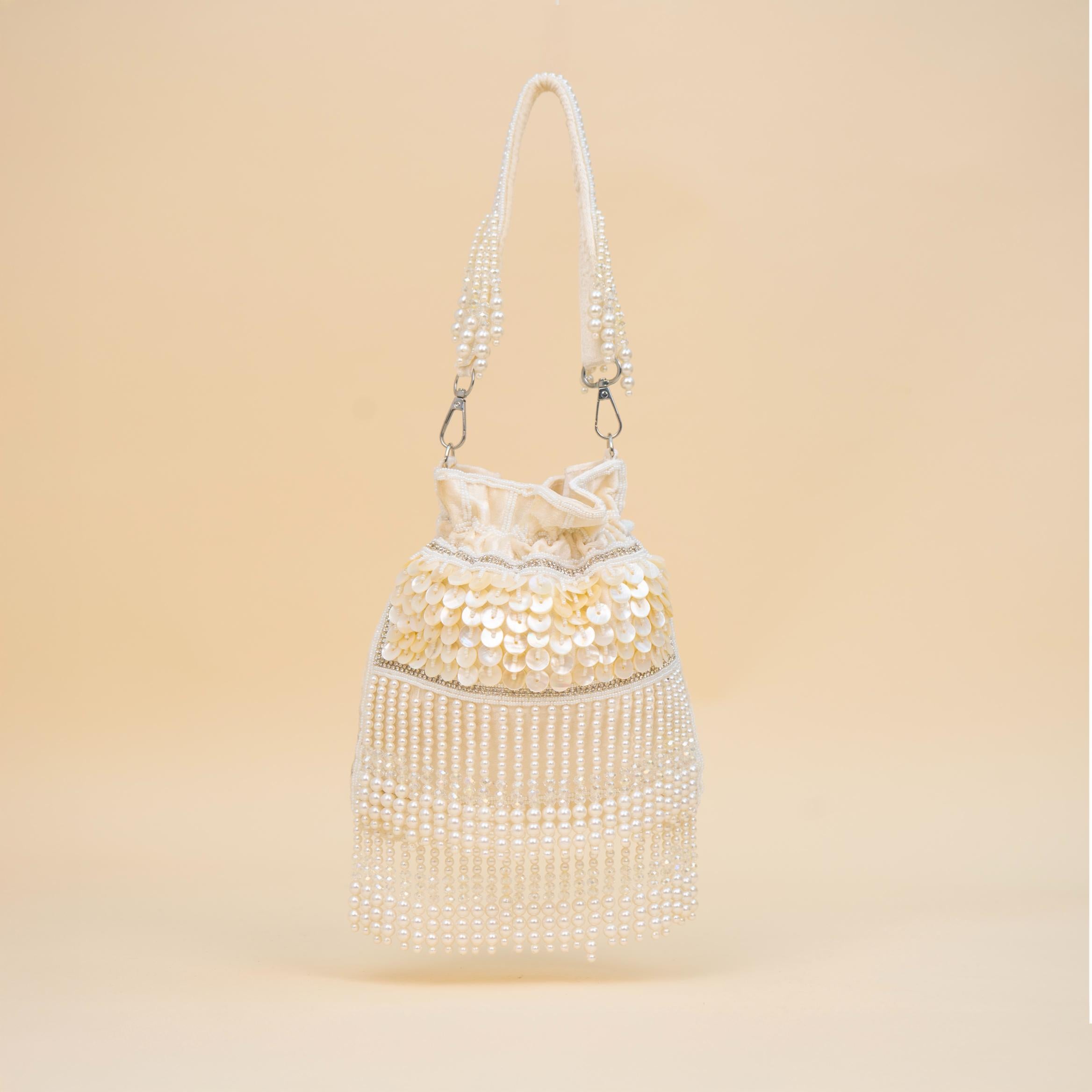 Royal Tassel Sequin Potli