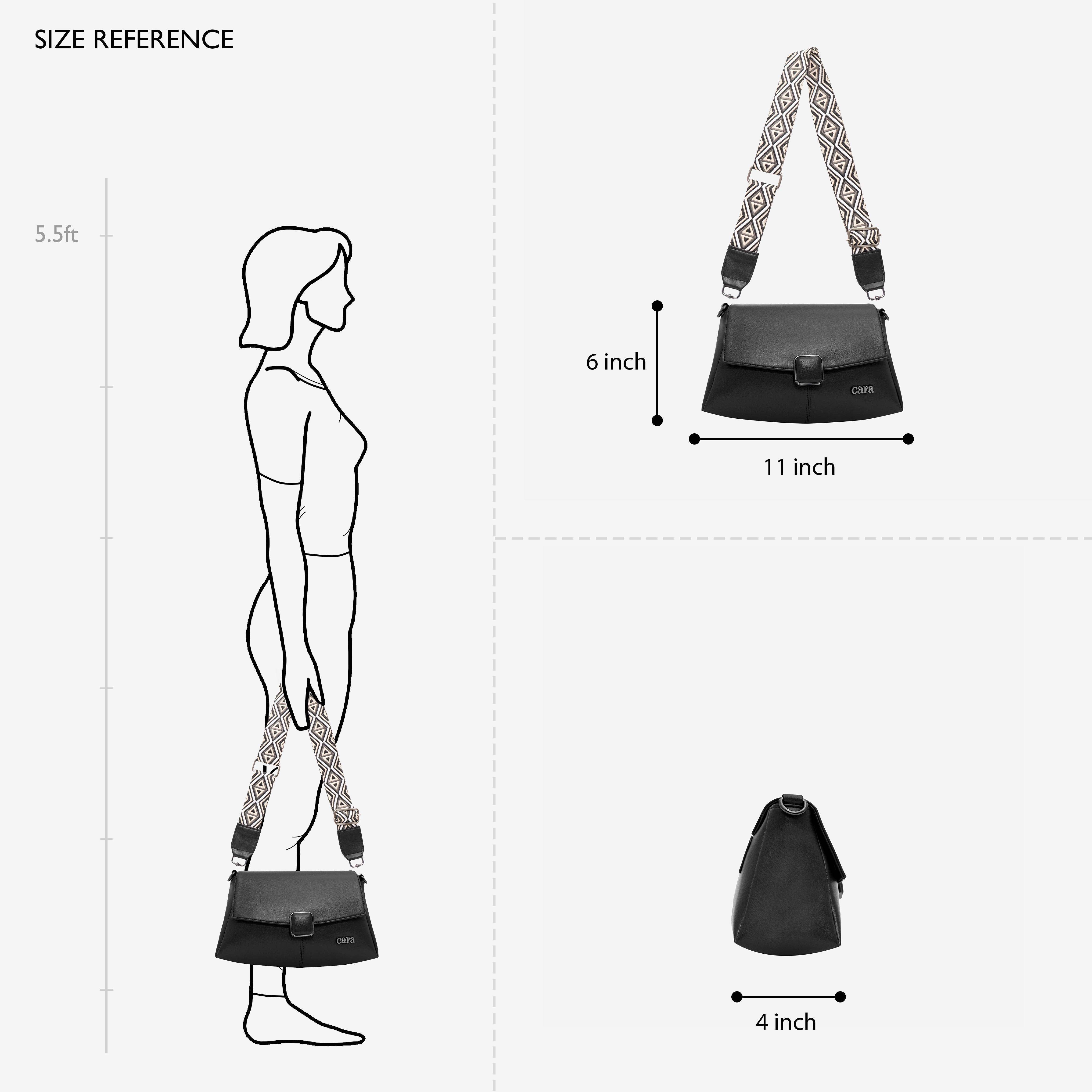 Modish carry sling bag | CARA