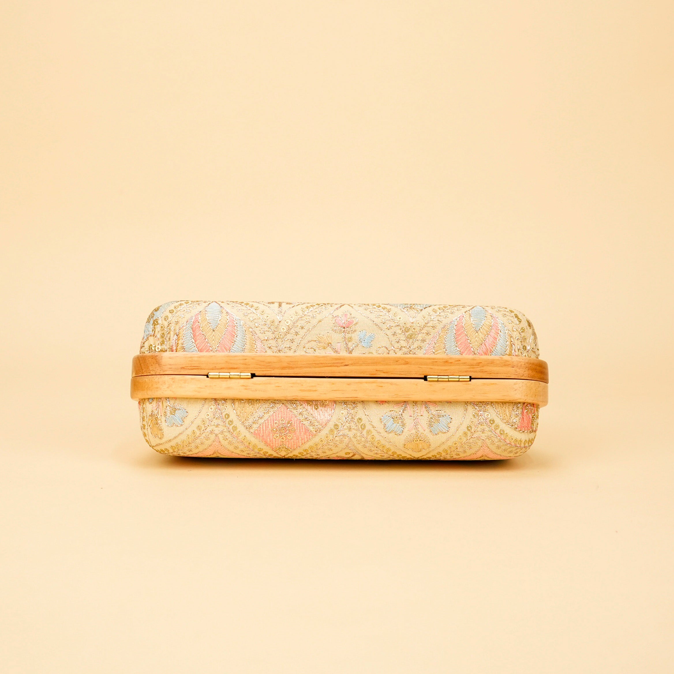 Aurelia Wood-Frame Clutch