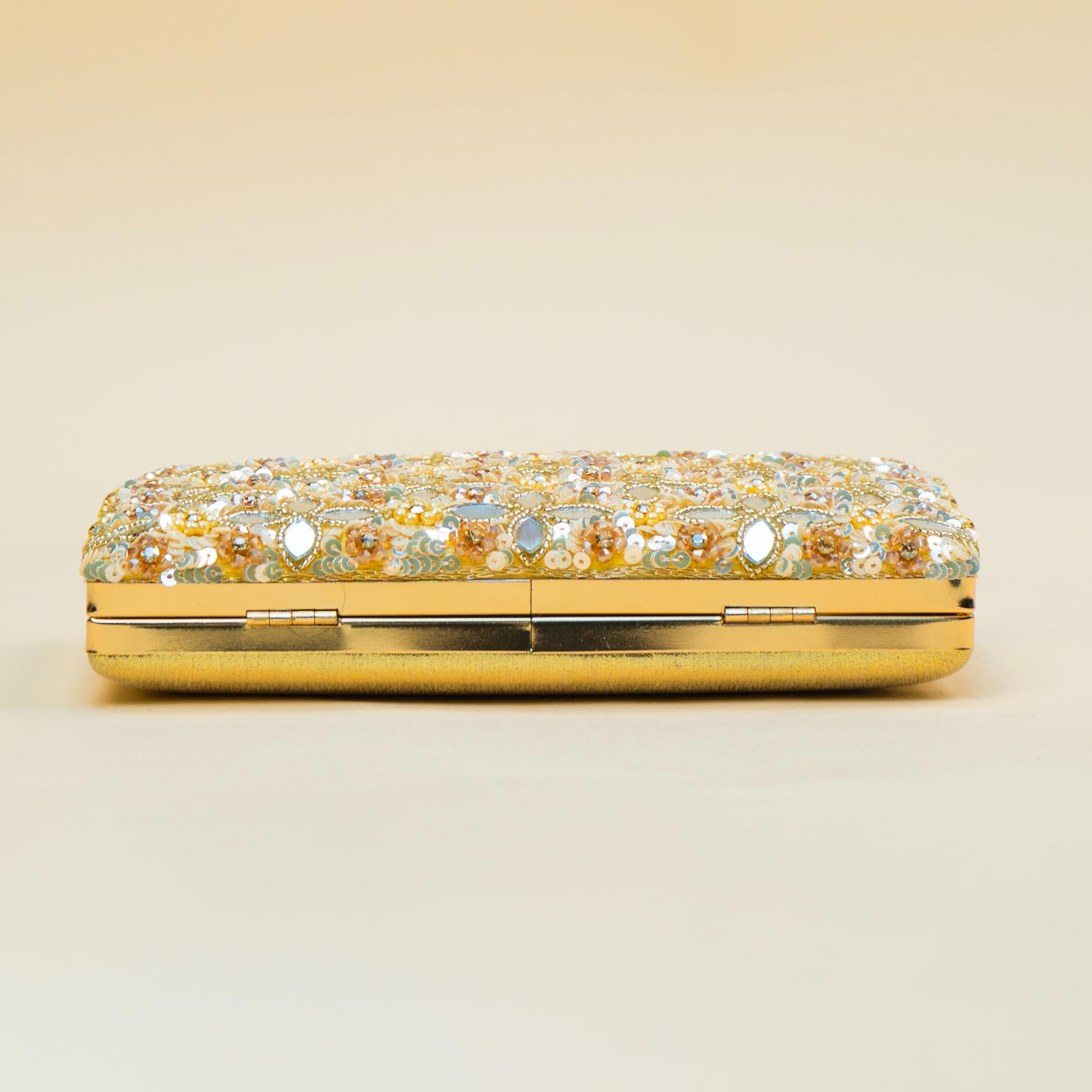 Celestial Mirrorwork Clutch