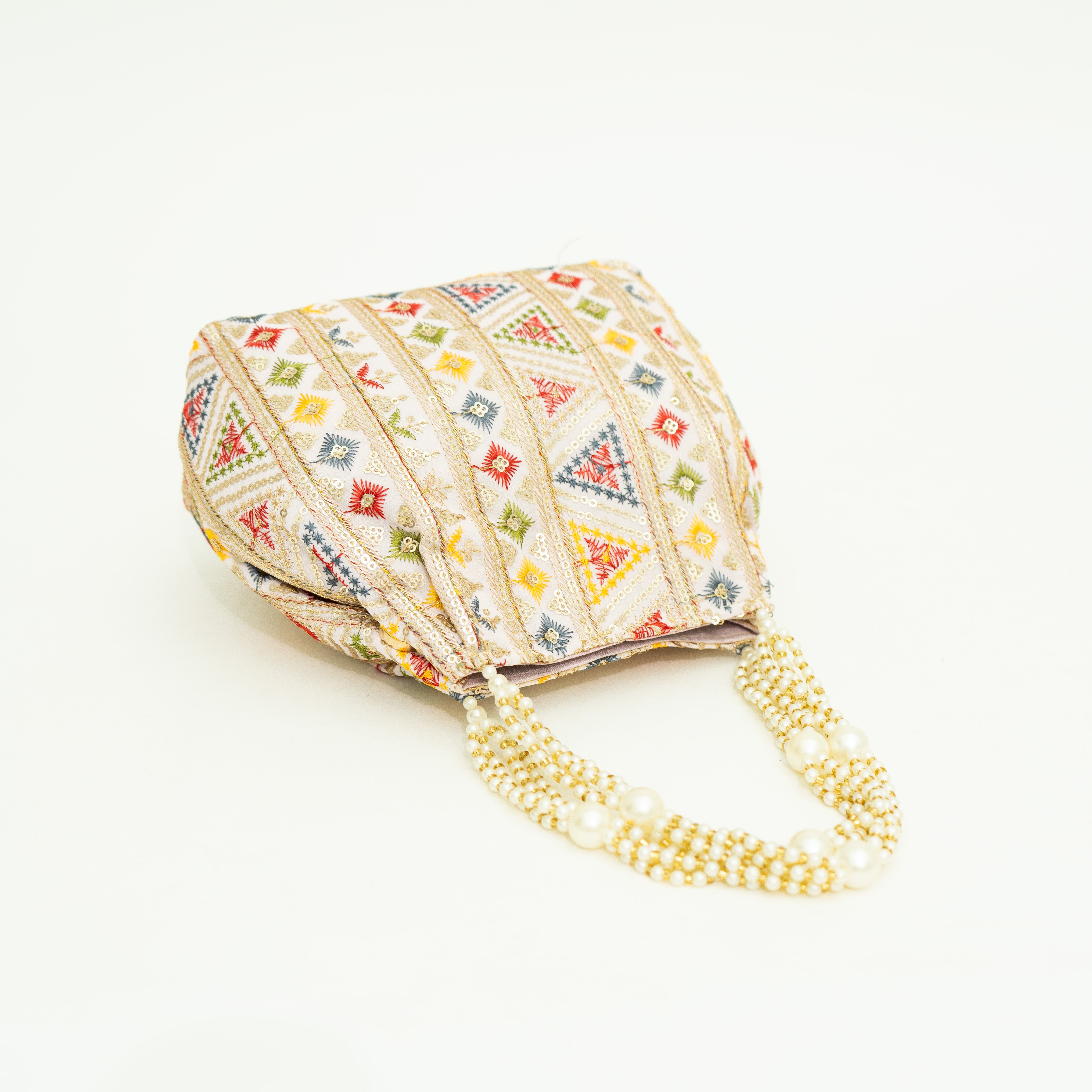 Peach Exclusive Ethnic Handy Potli