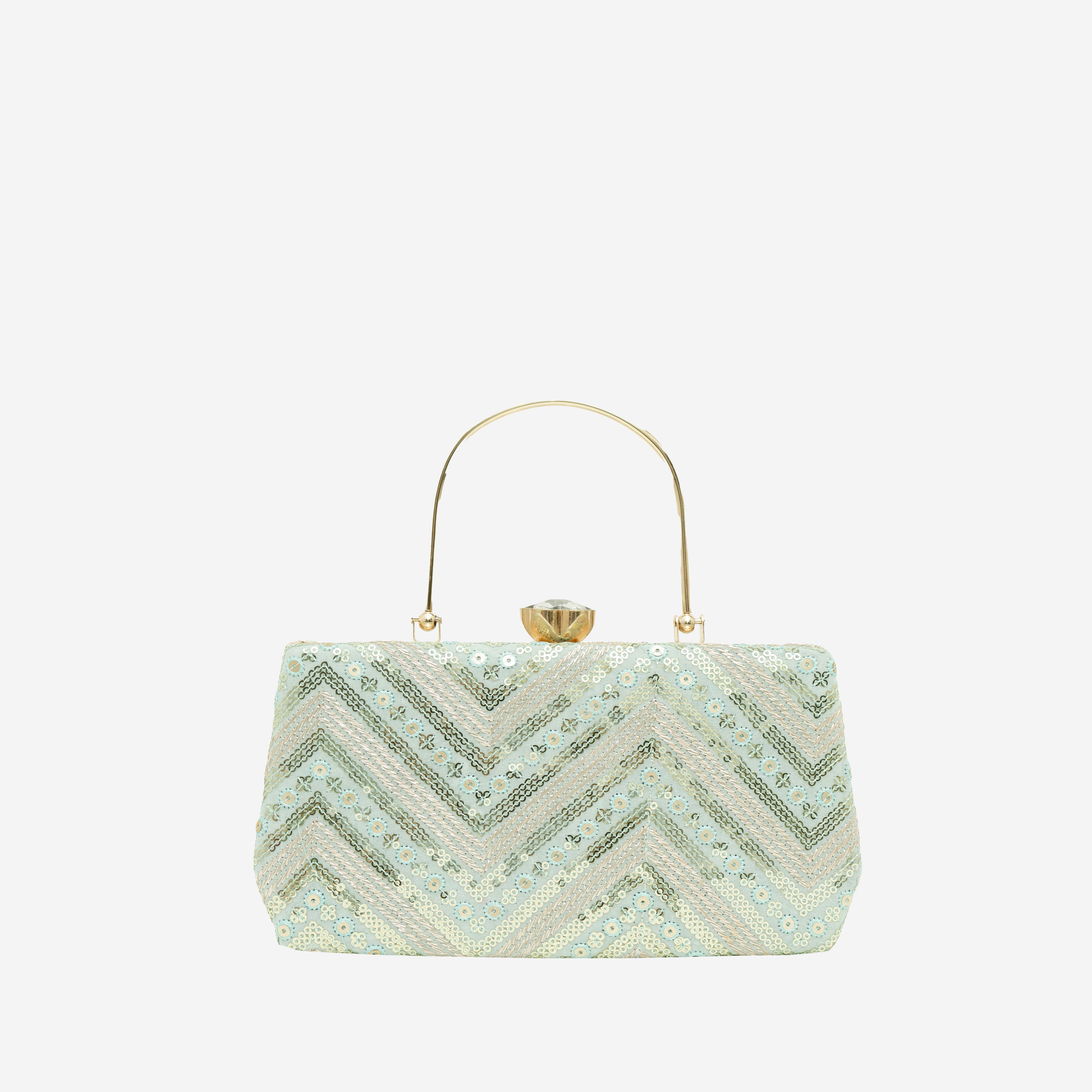 Zigzag Majestic Clutch | CARA