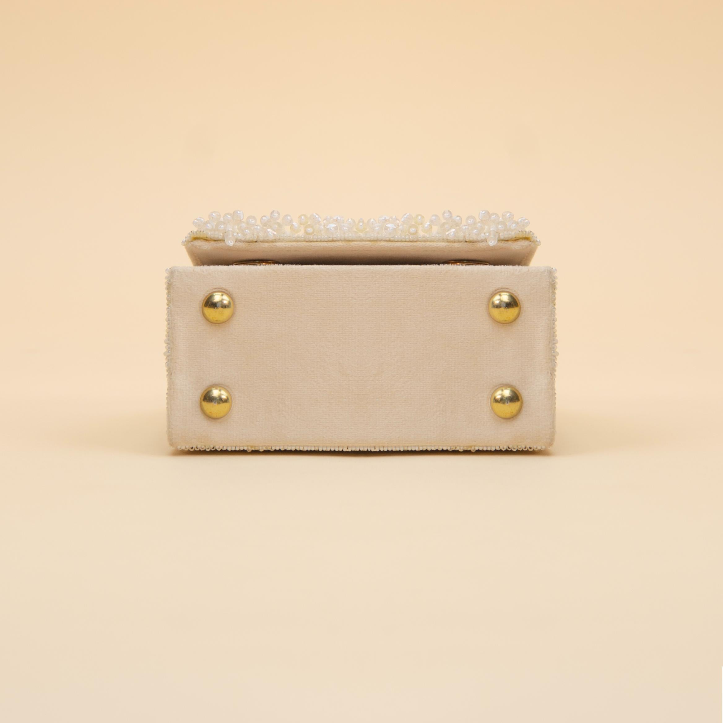 Glitz Fringe Clutch