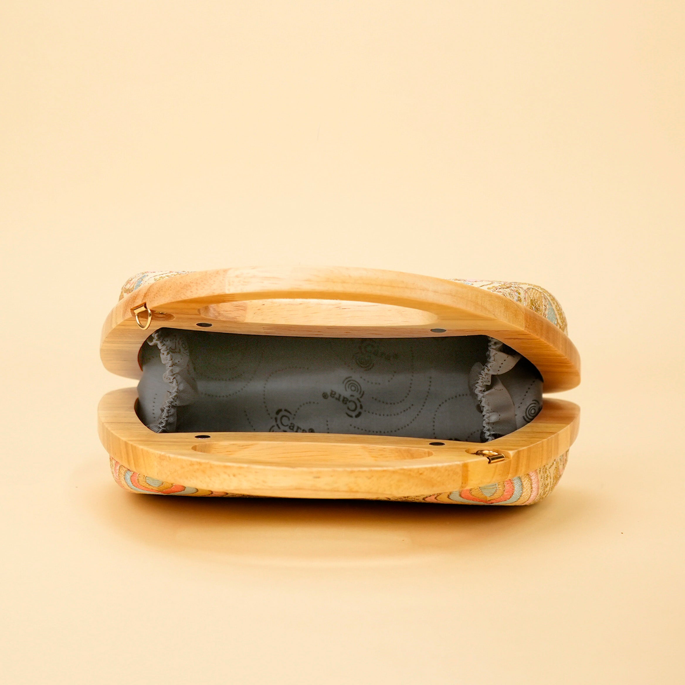 Aurelia Wood-Frame Clutch