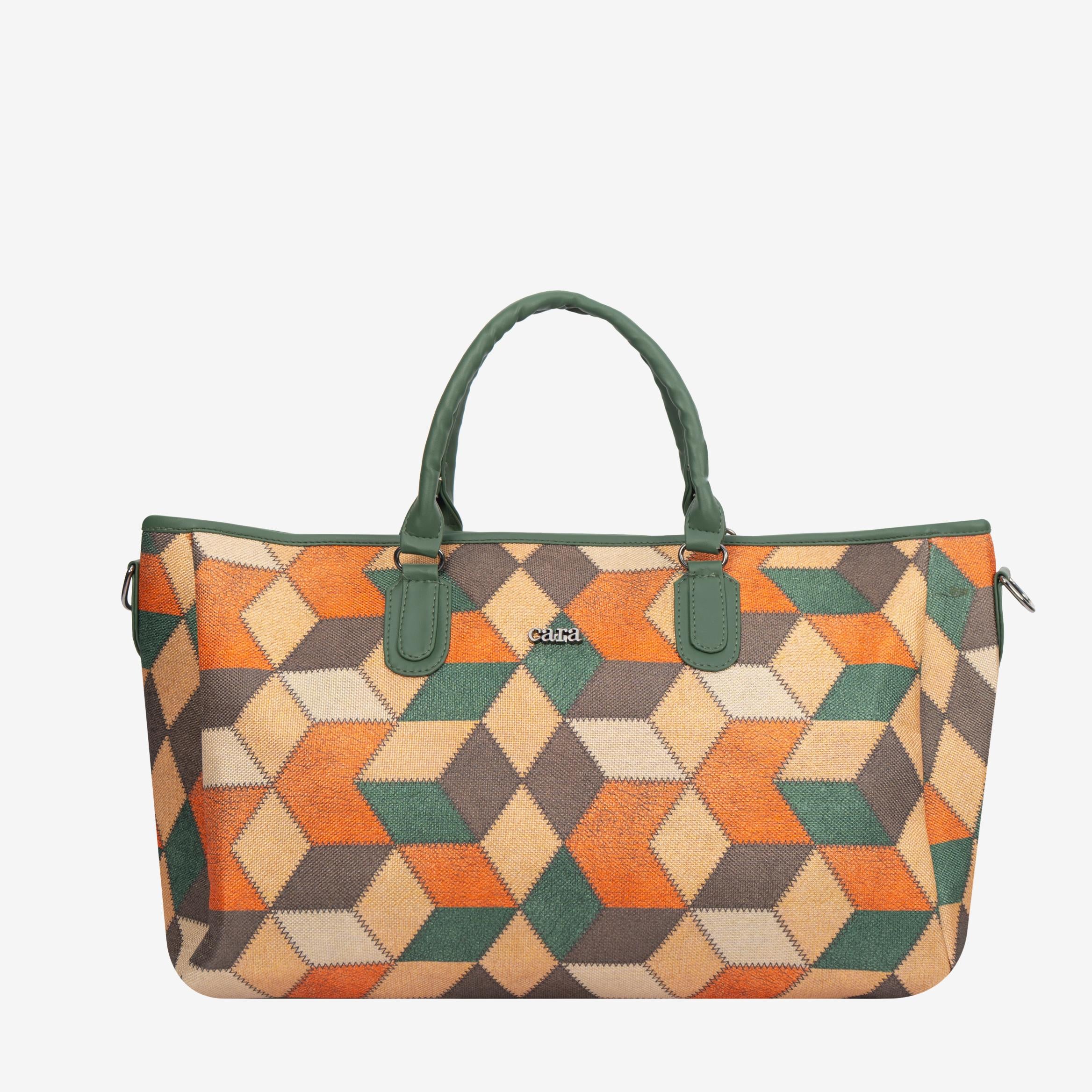 Geometric Imperial Tote