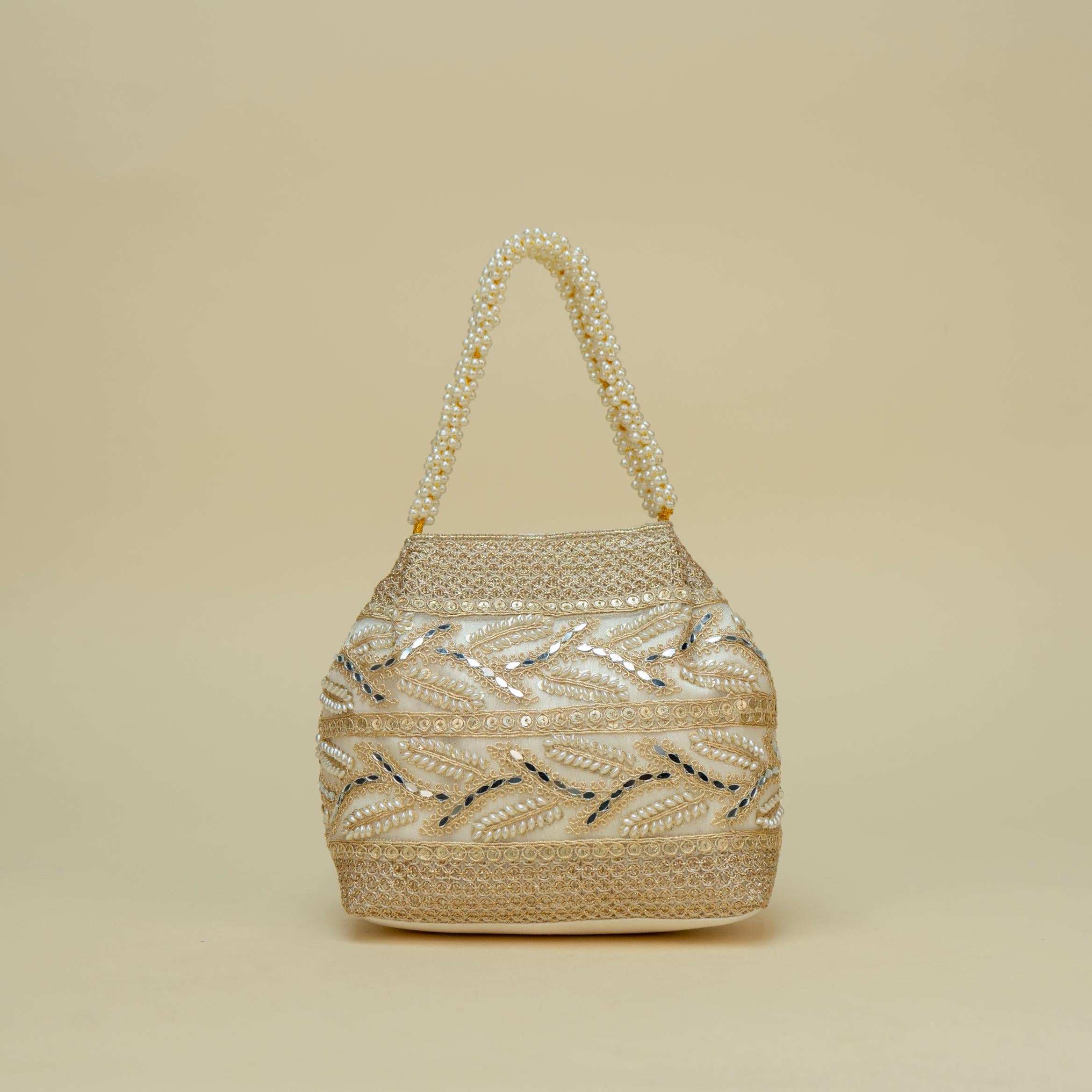 Ornate Handle Potli