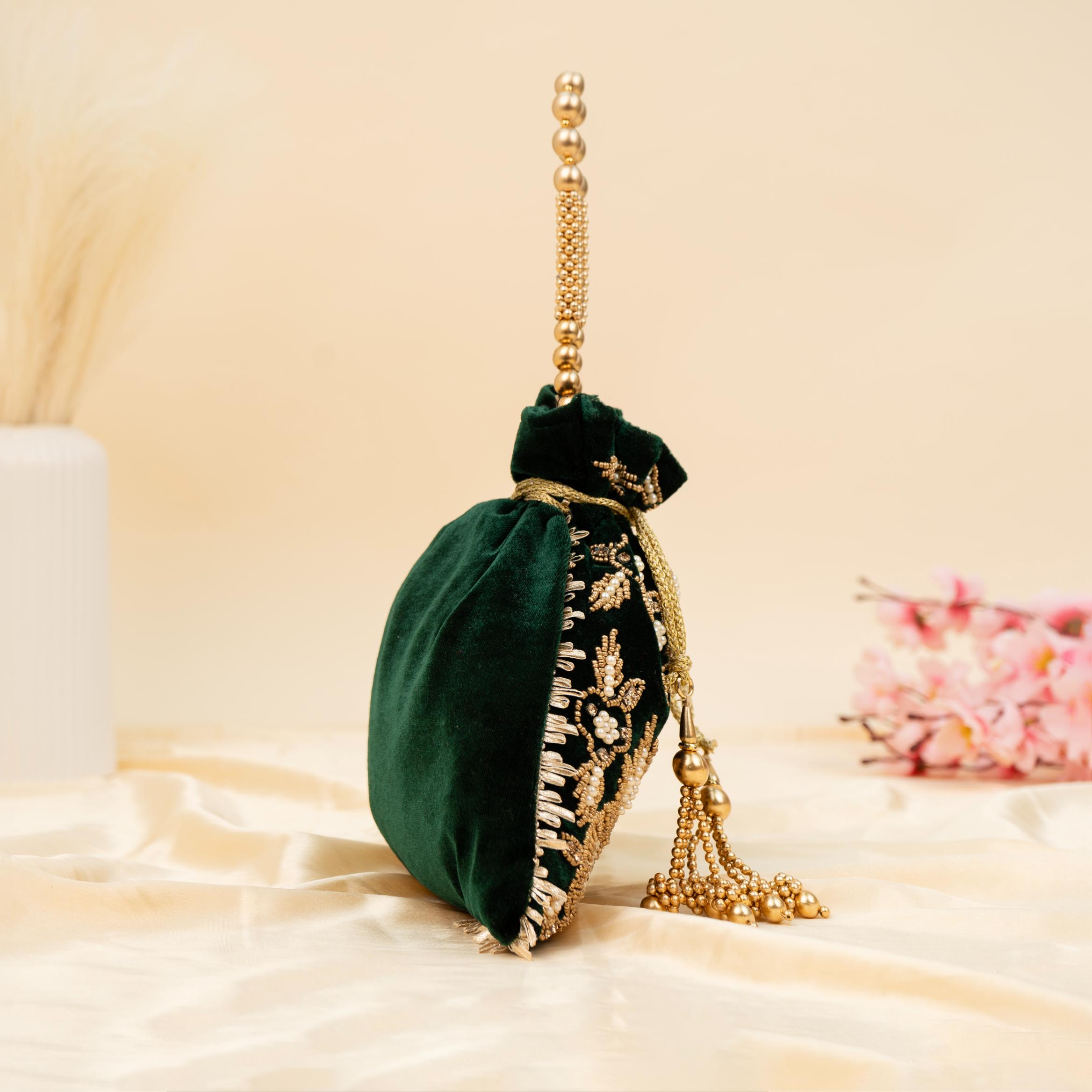 The Velvet Bloom Potli