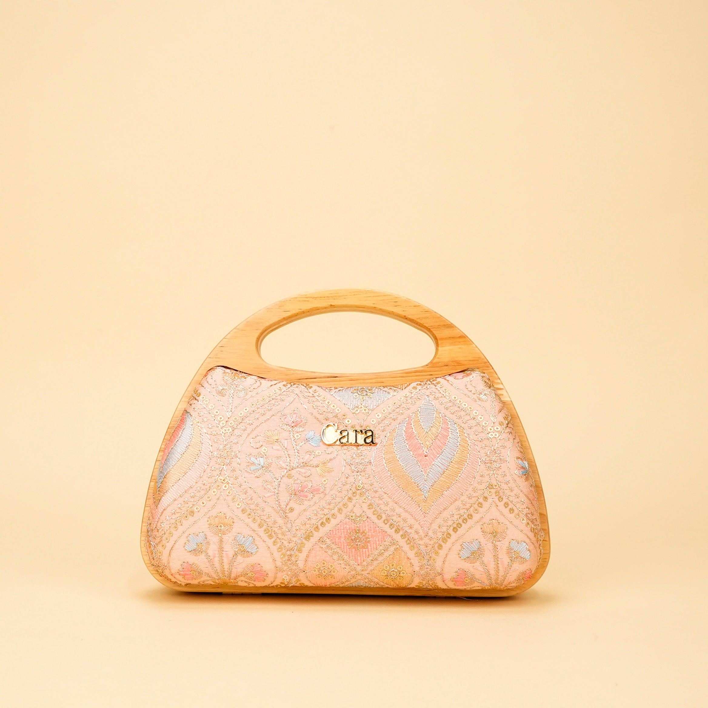 Aurelia Wood-Frame Clutch