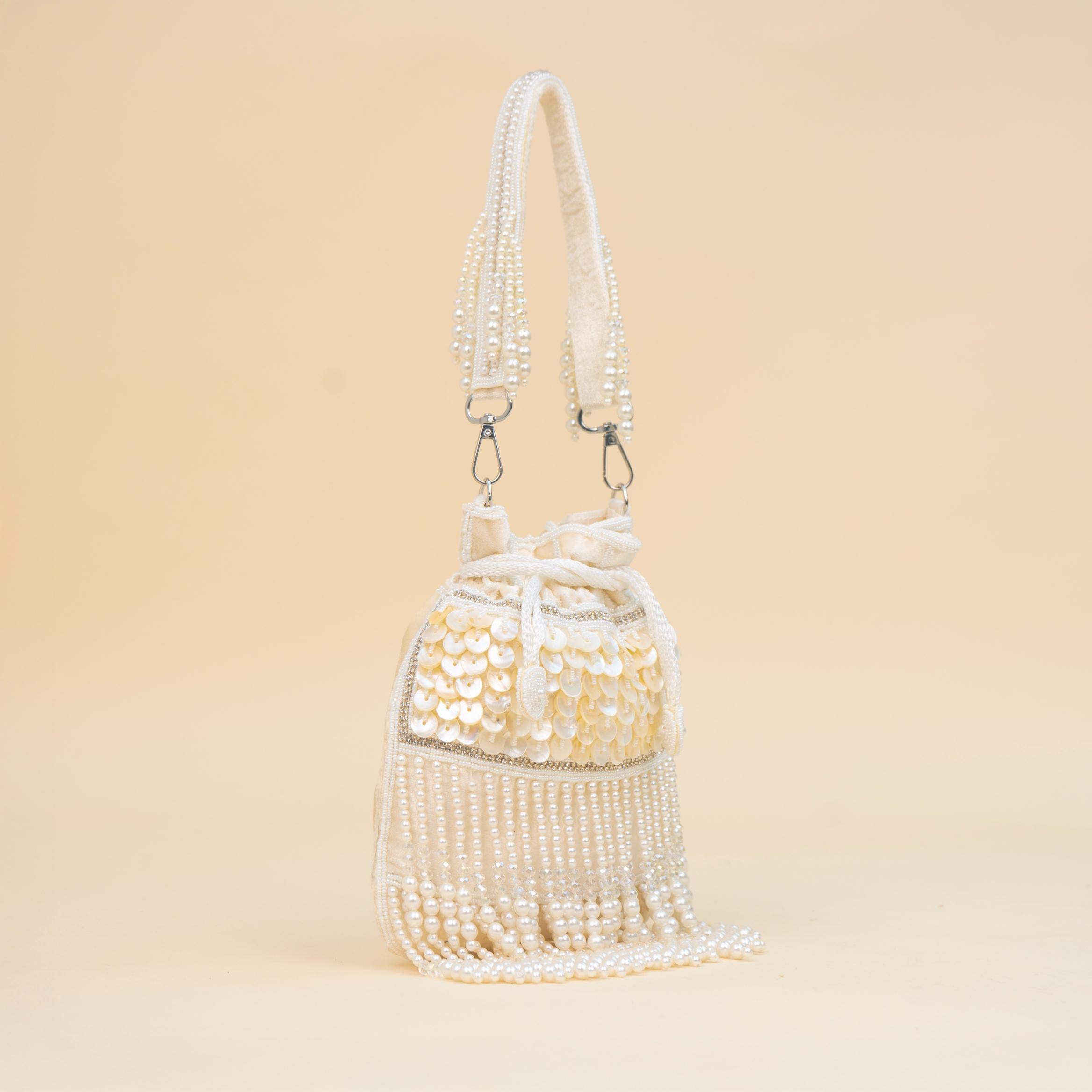 Royal Tassel Sequin Potli