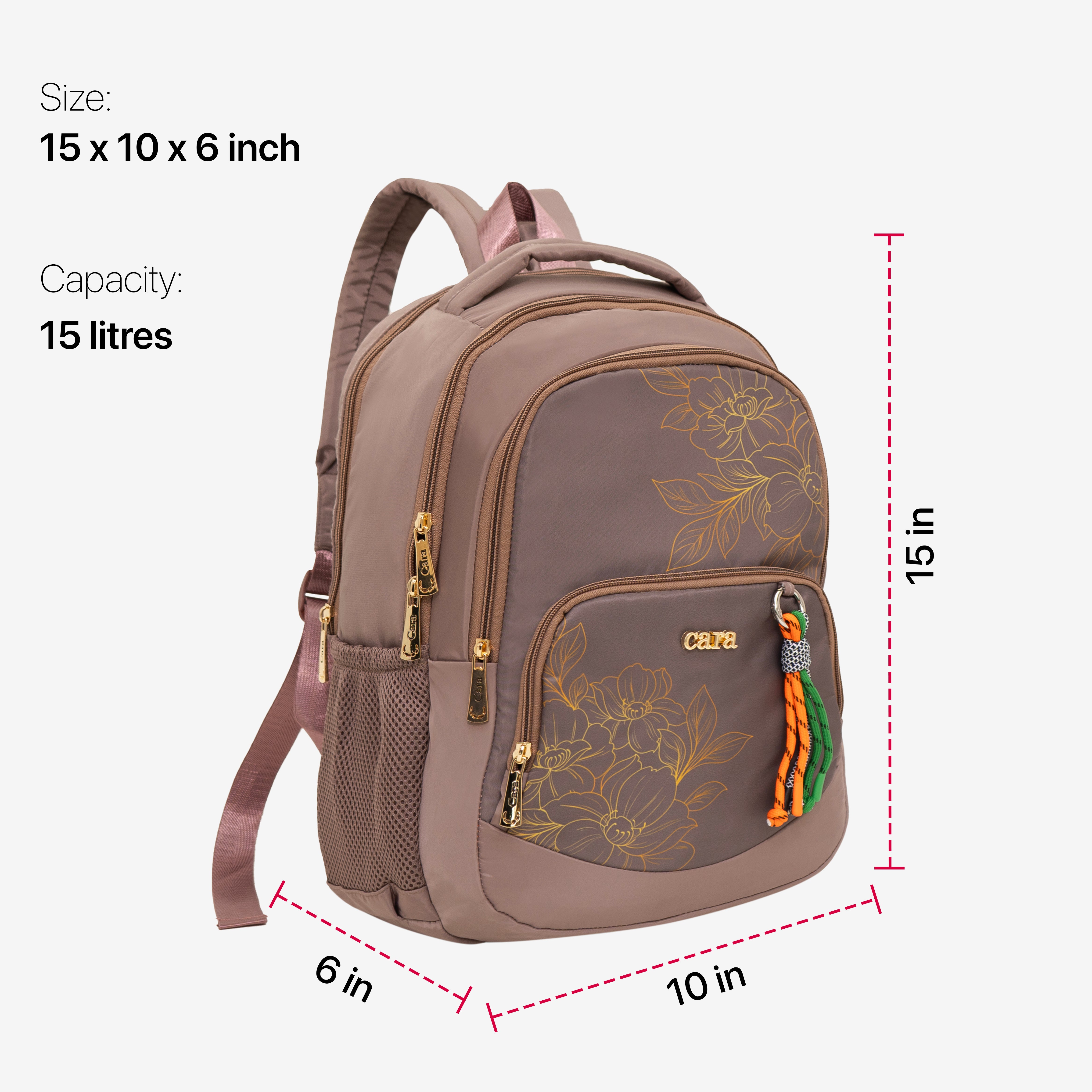 Flora Charm Backpack
