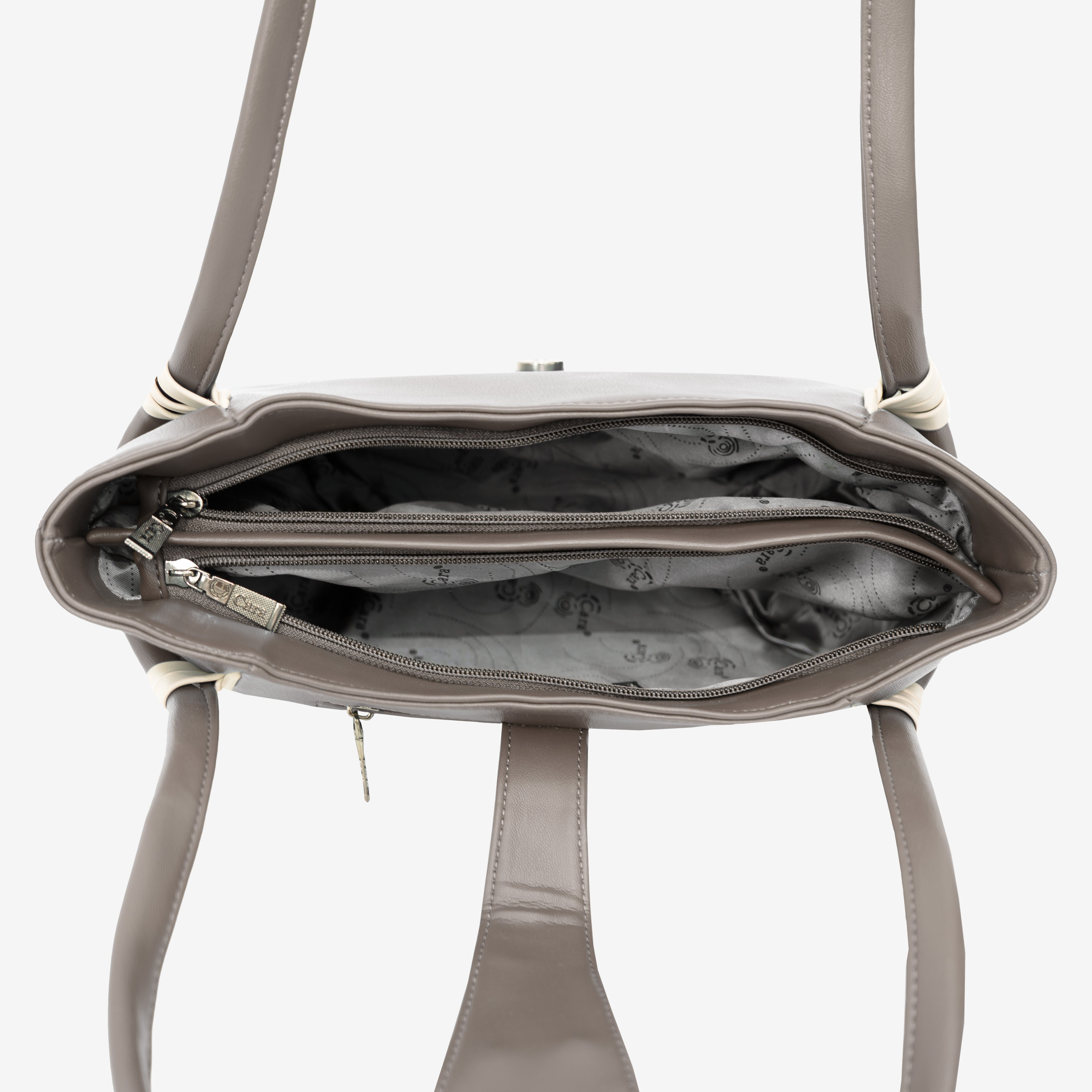 Mink Grey Boldly Dynamic HANDBAG | CARA