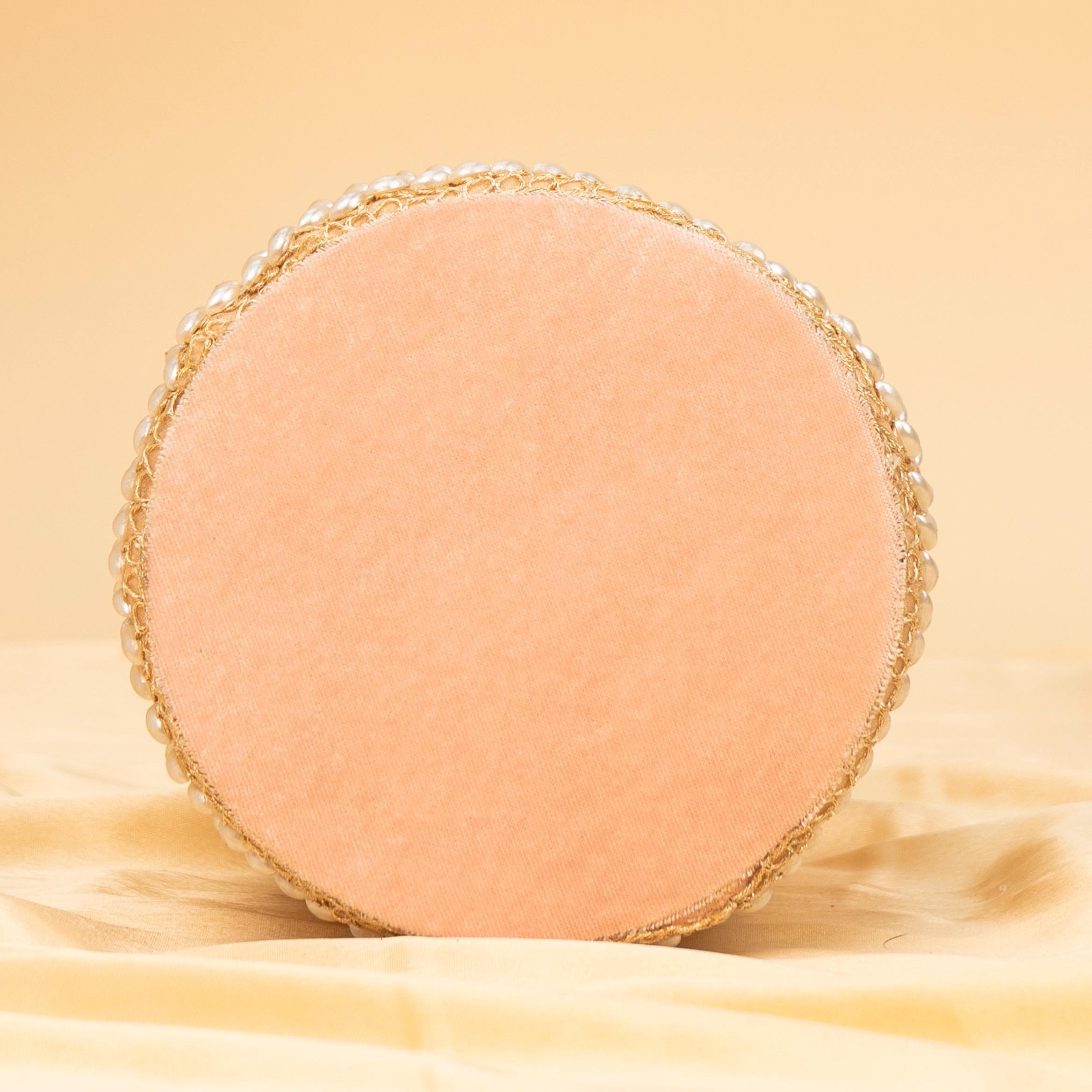 Zari Gold Velvet Potli