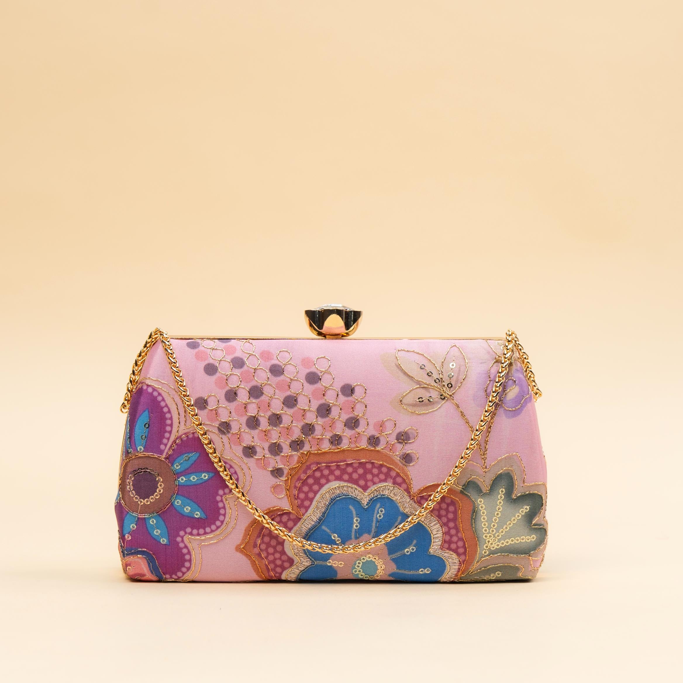 Sequin Thread Clutch